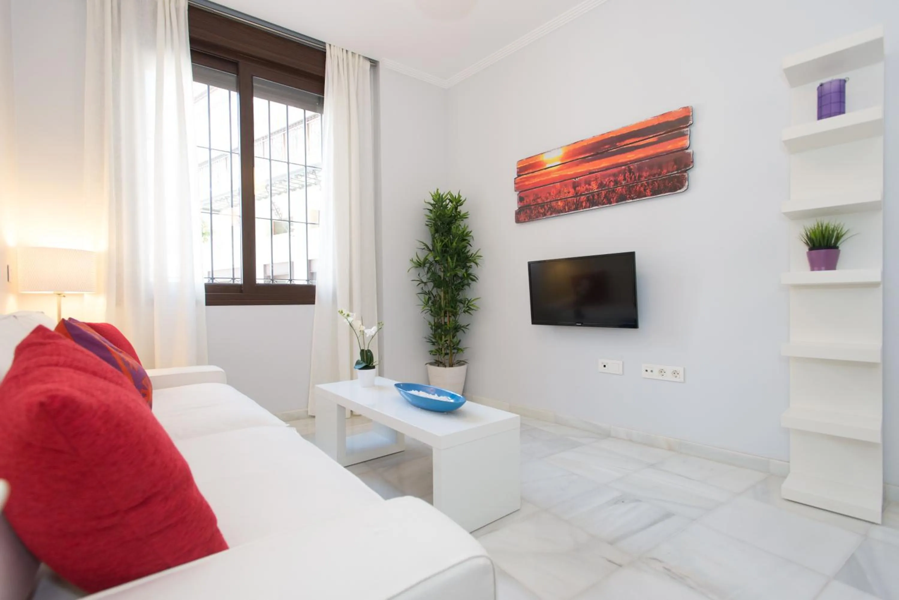 Living room in The Zentral Suites & Apartments