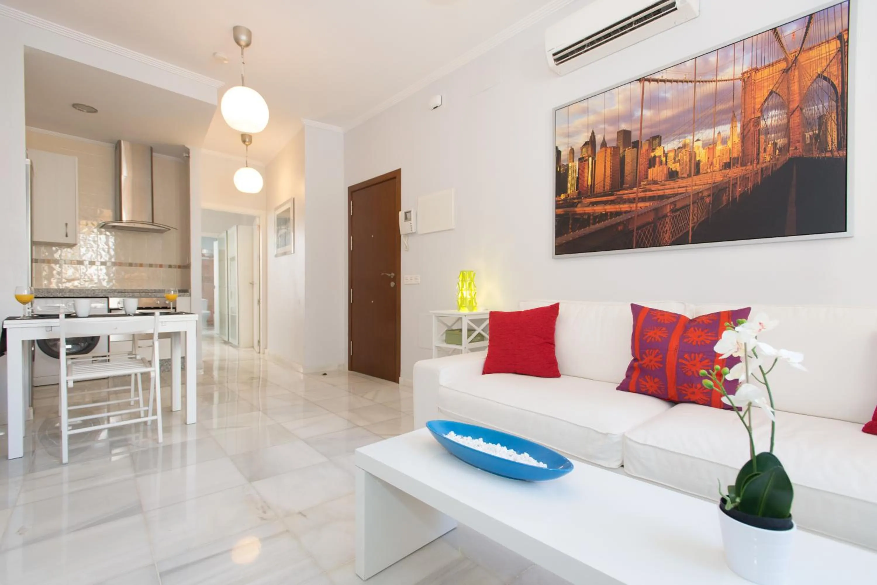 Living room in The Zentral Suites & Apartments