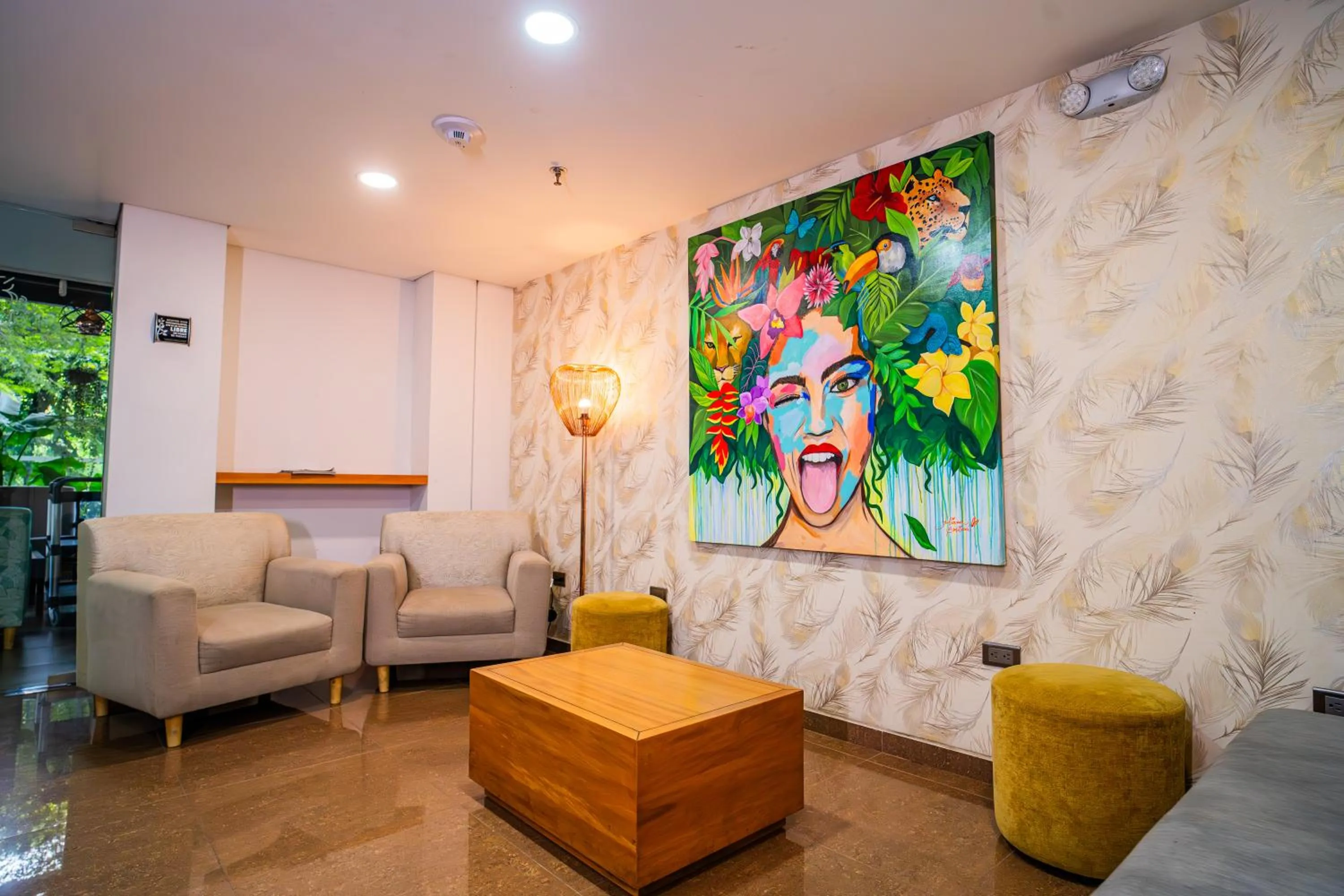 Lobby or reception in Ambar Hotel Boutique Cali