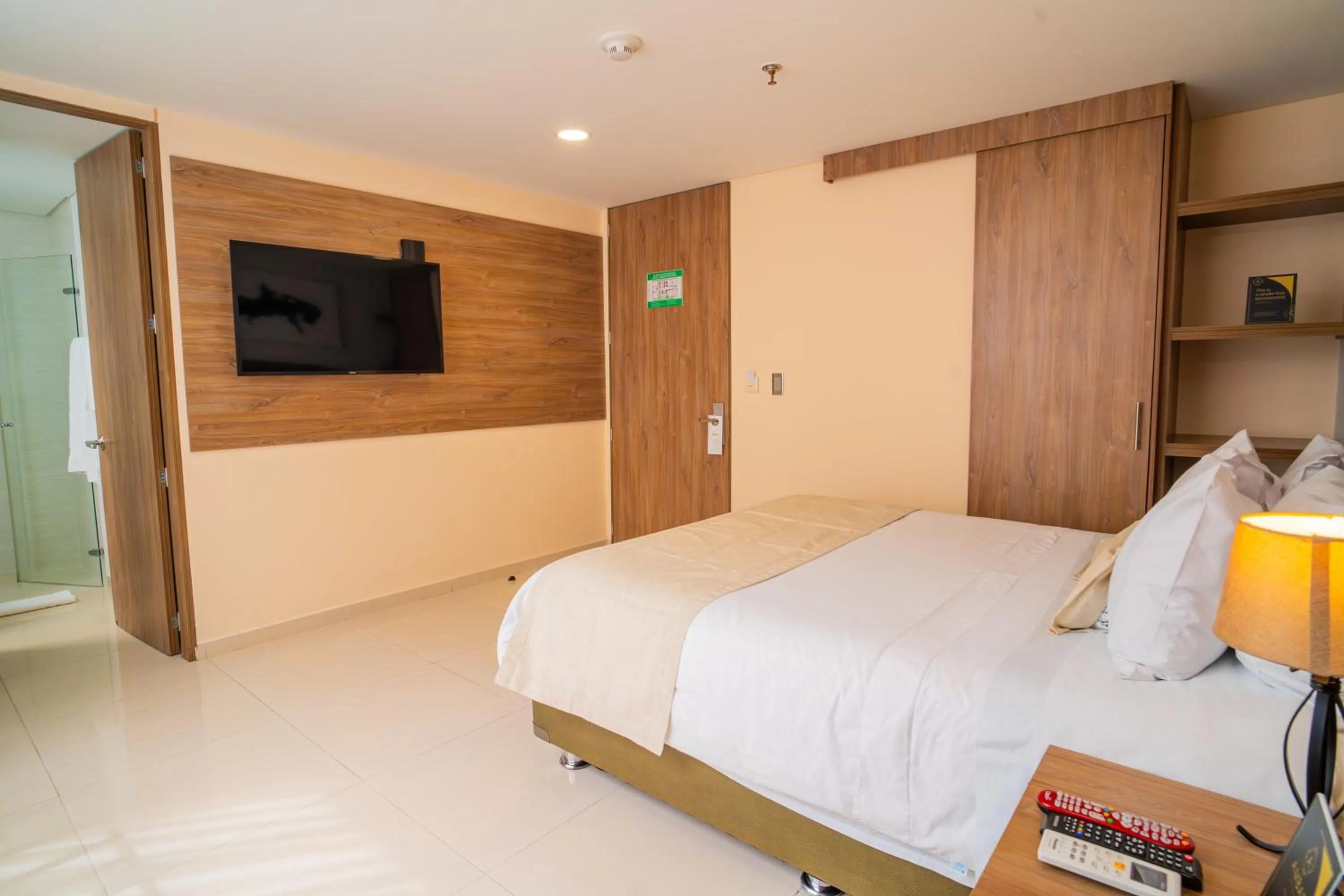 Bed in Ambar Hotel Boutique Cali