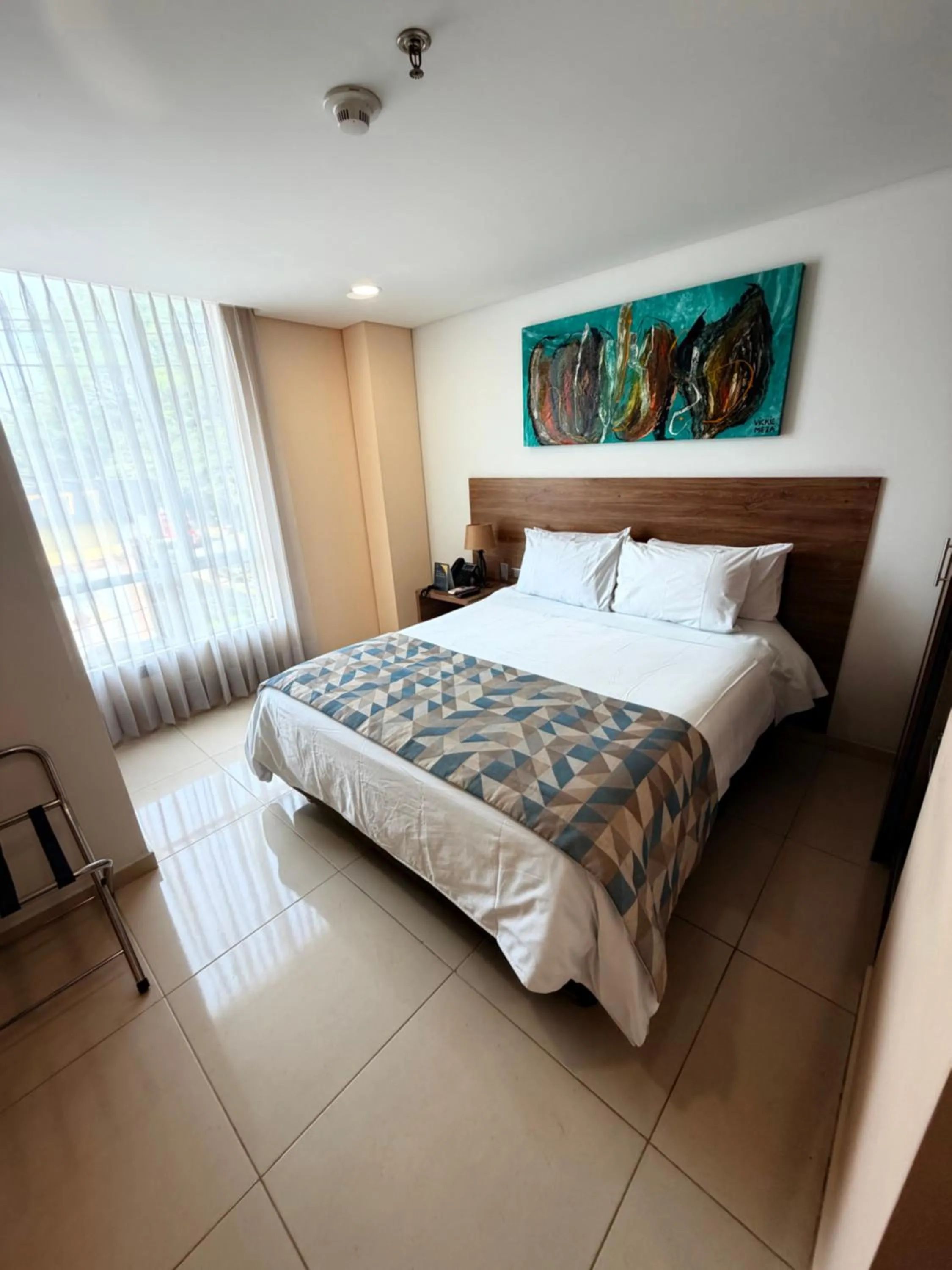 Bed in Ambar Hotel Boutique Cali