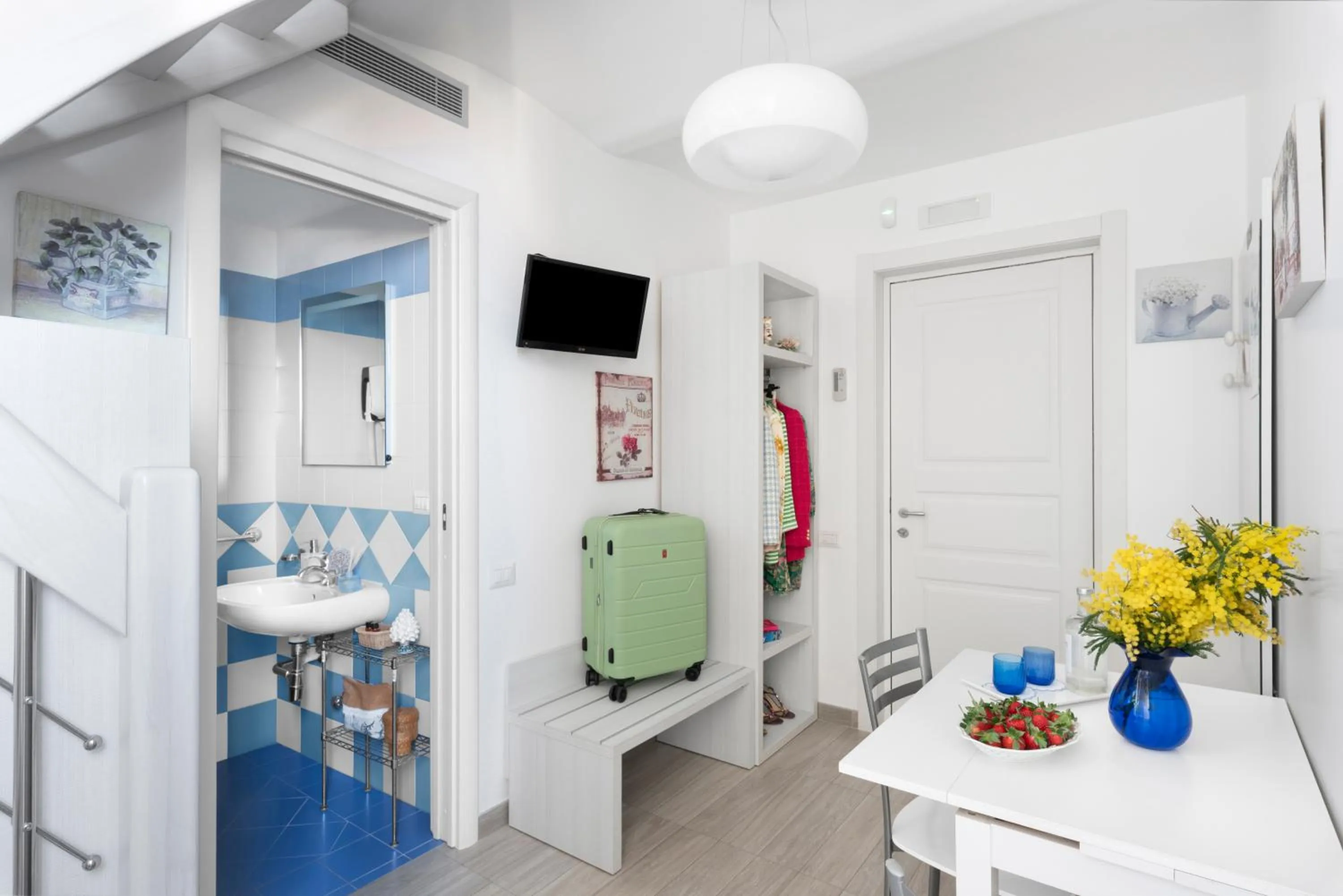 Seating area in Al Centro Suites