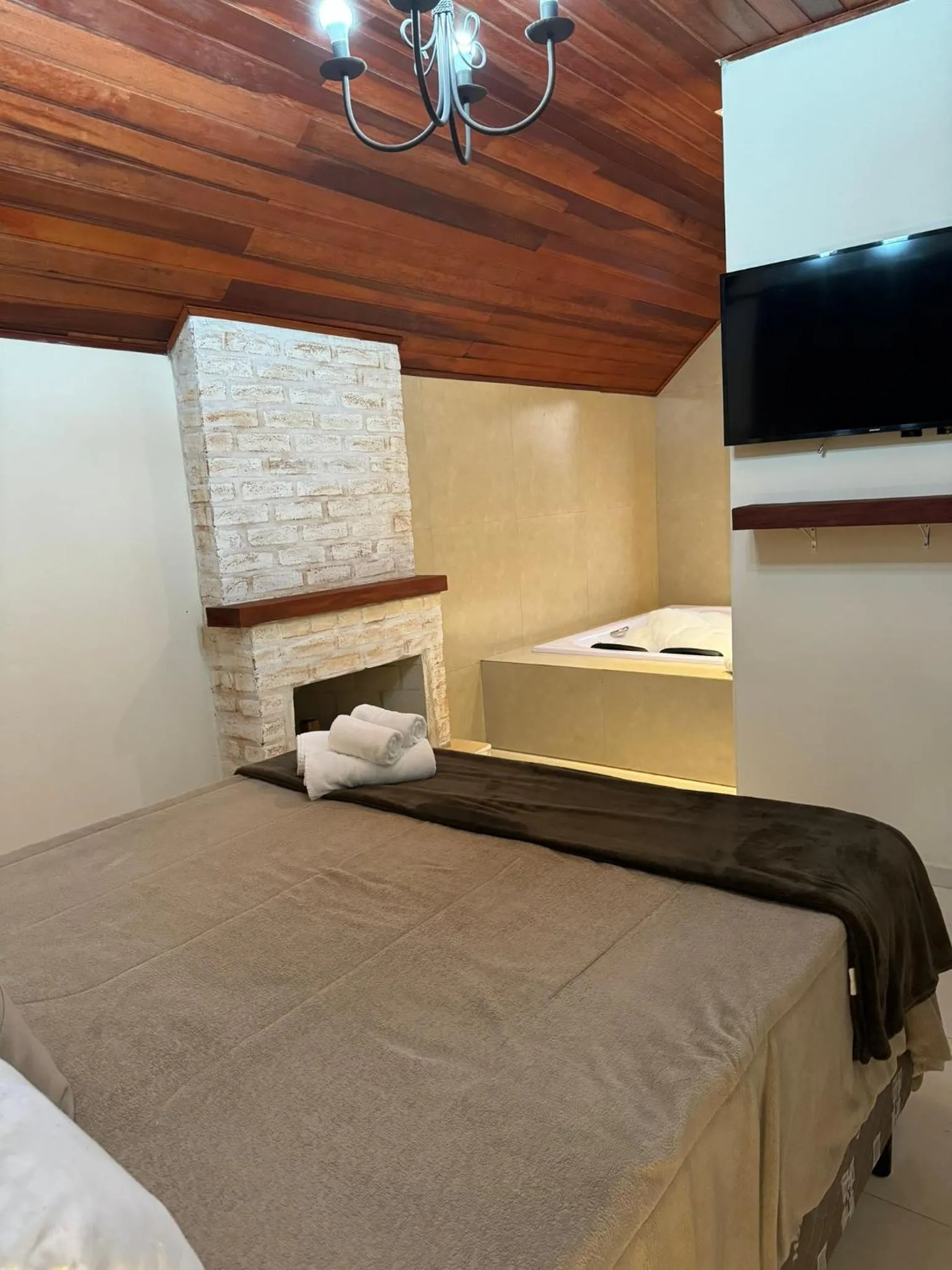 Bed in Pousada Villarejo