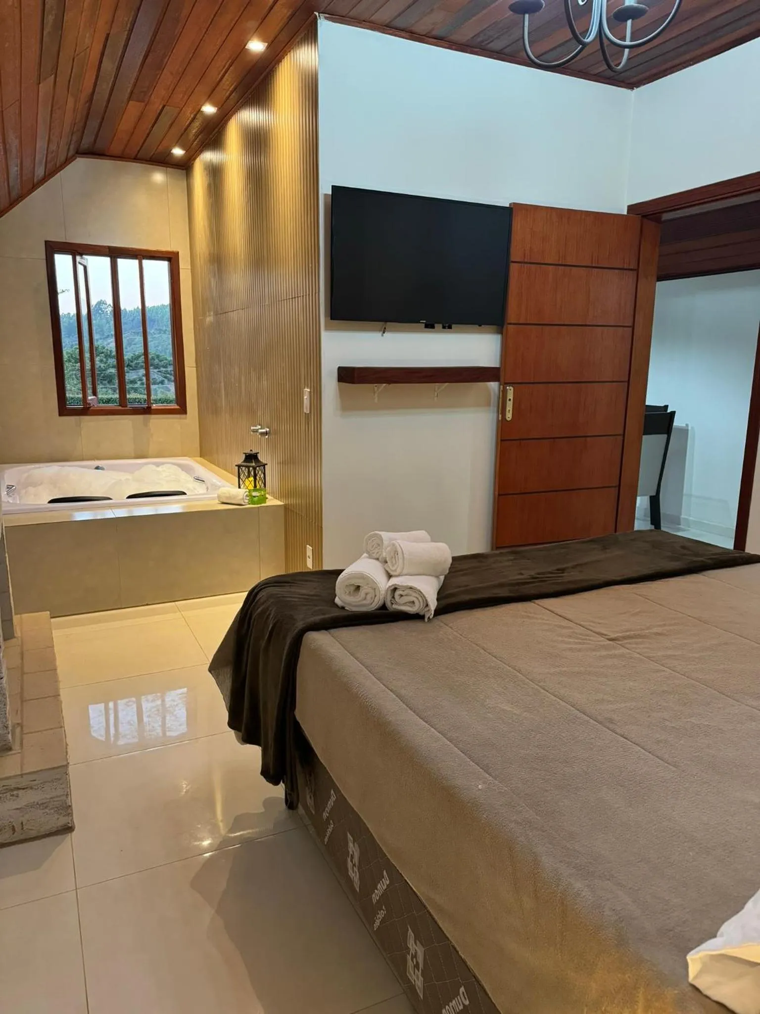 Bed in Pousada Villarejo