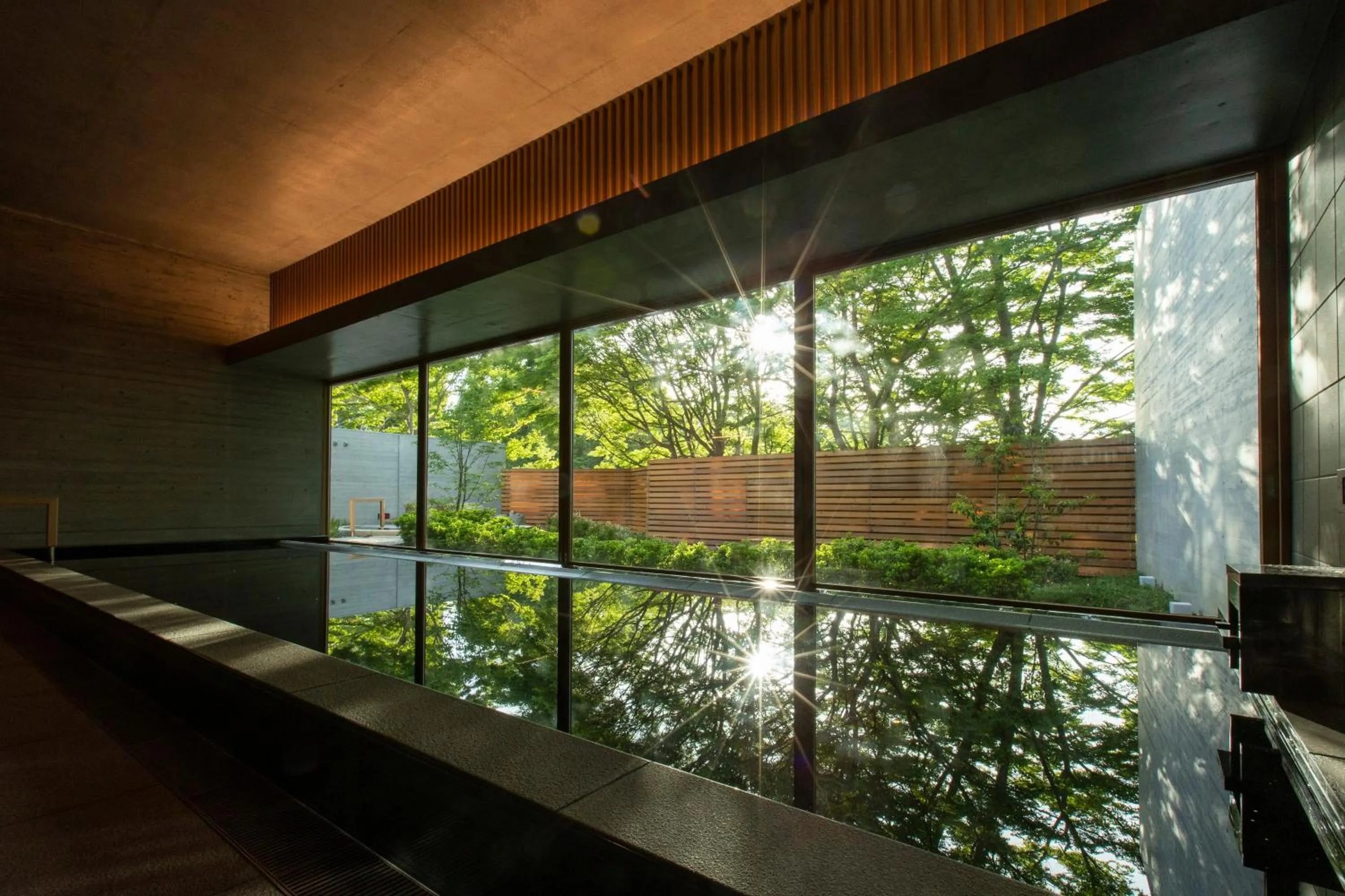 Hot Spring Bath in Resol no Mori