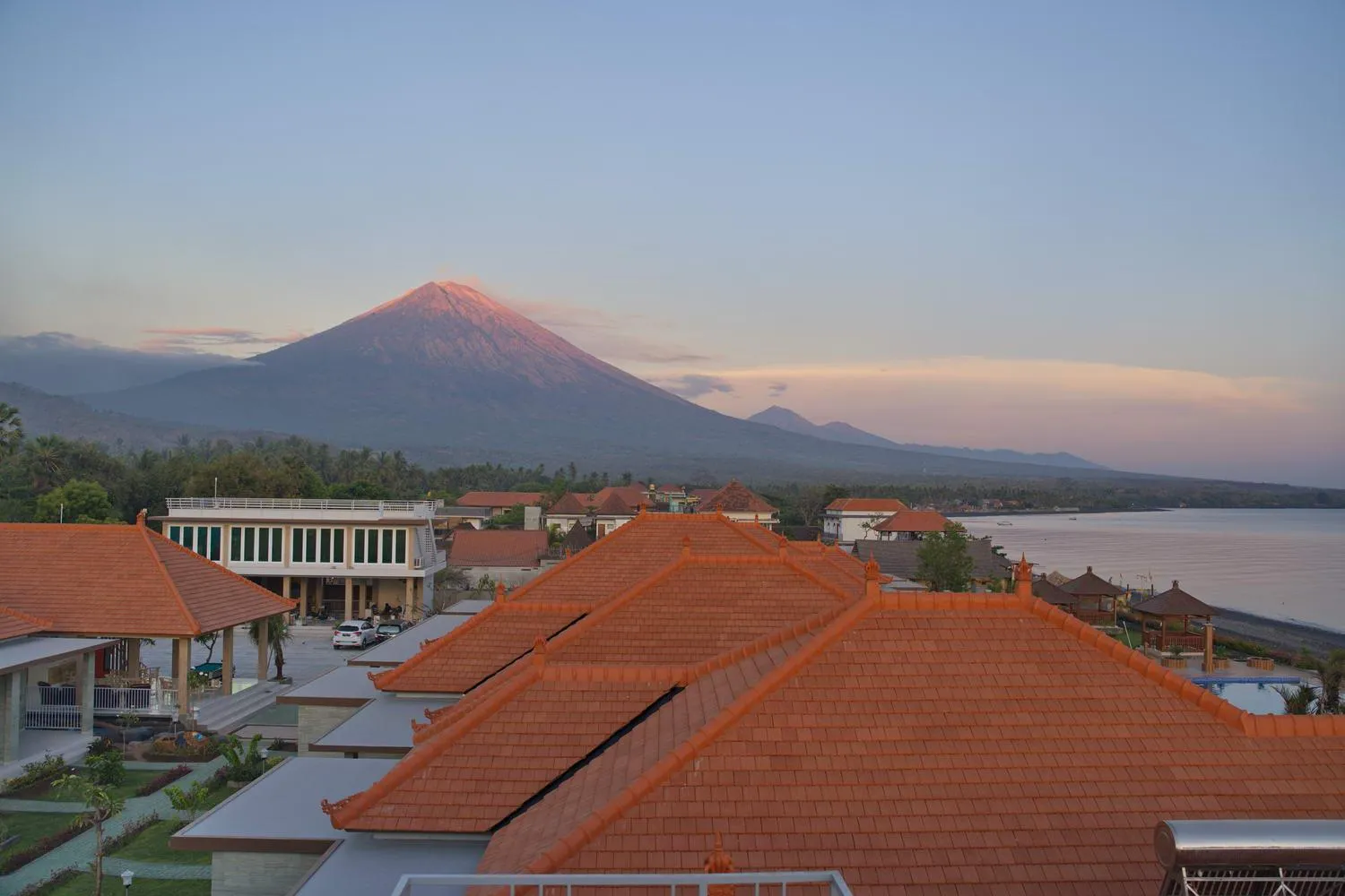 Mountain view in Seamount Hotel Amed