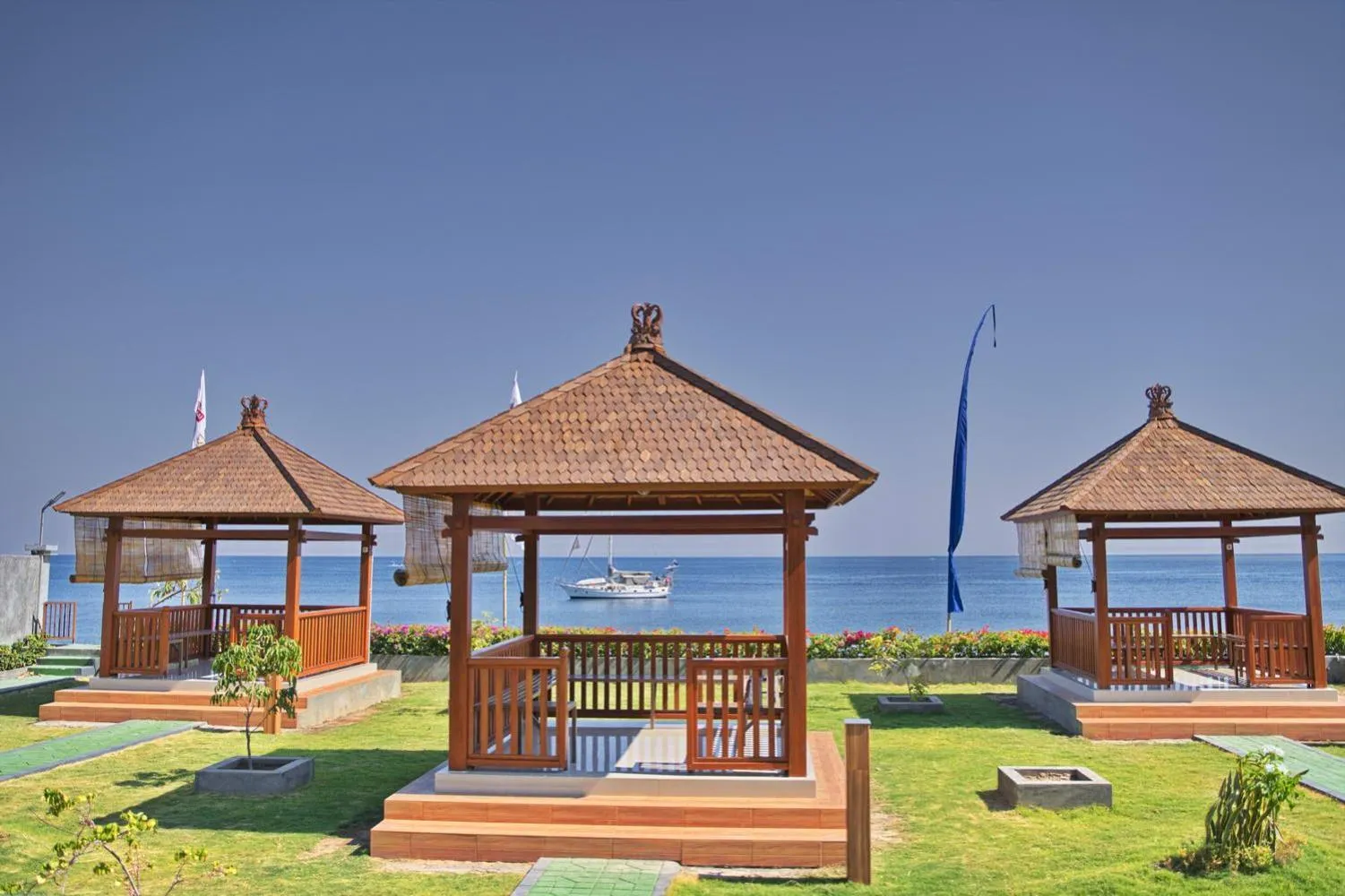 Garden in Seamount Hotel Amed