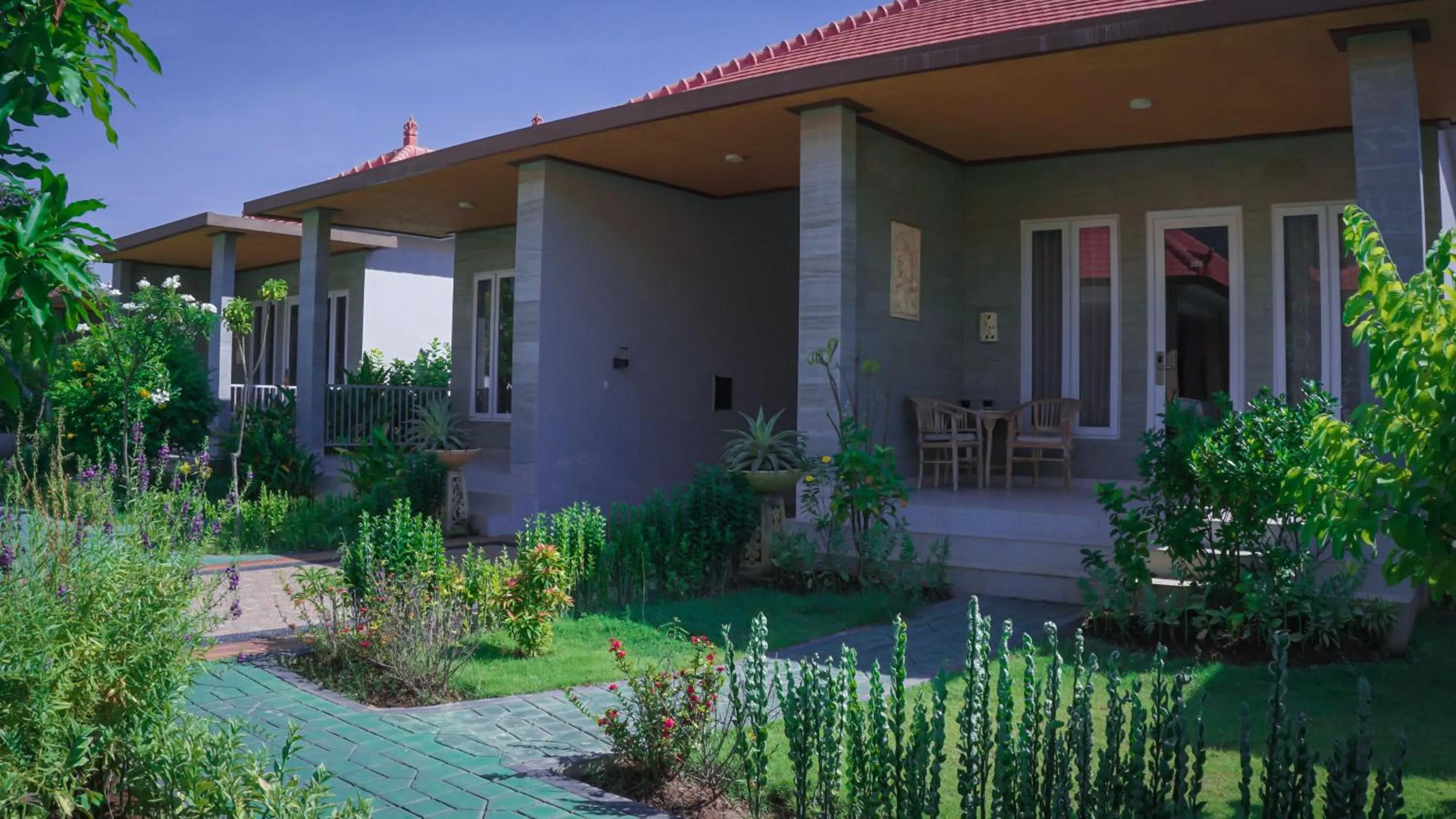 Garden in Seamount Hotel Amed