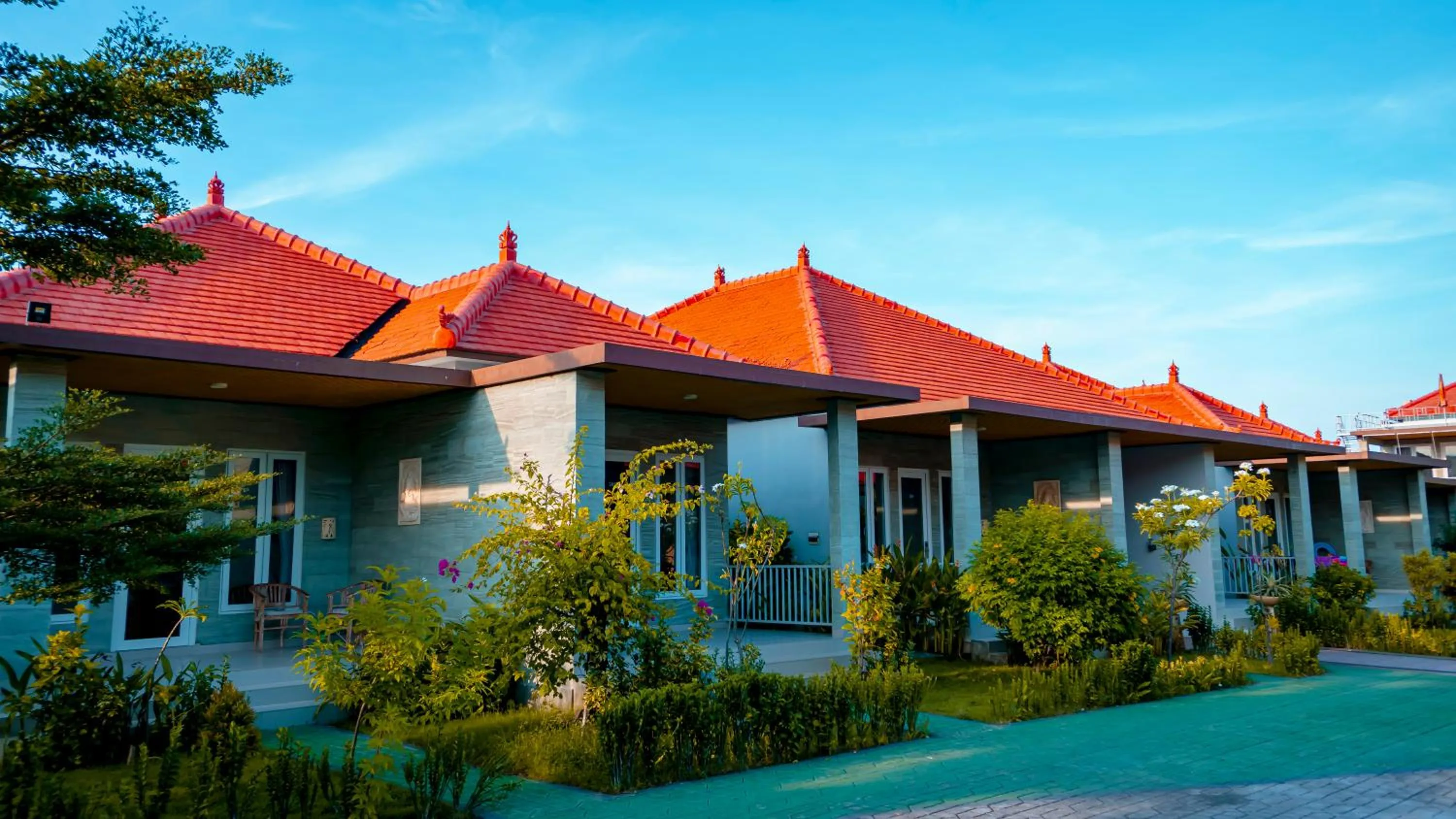 Garden in Seamount Hotel Amed