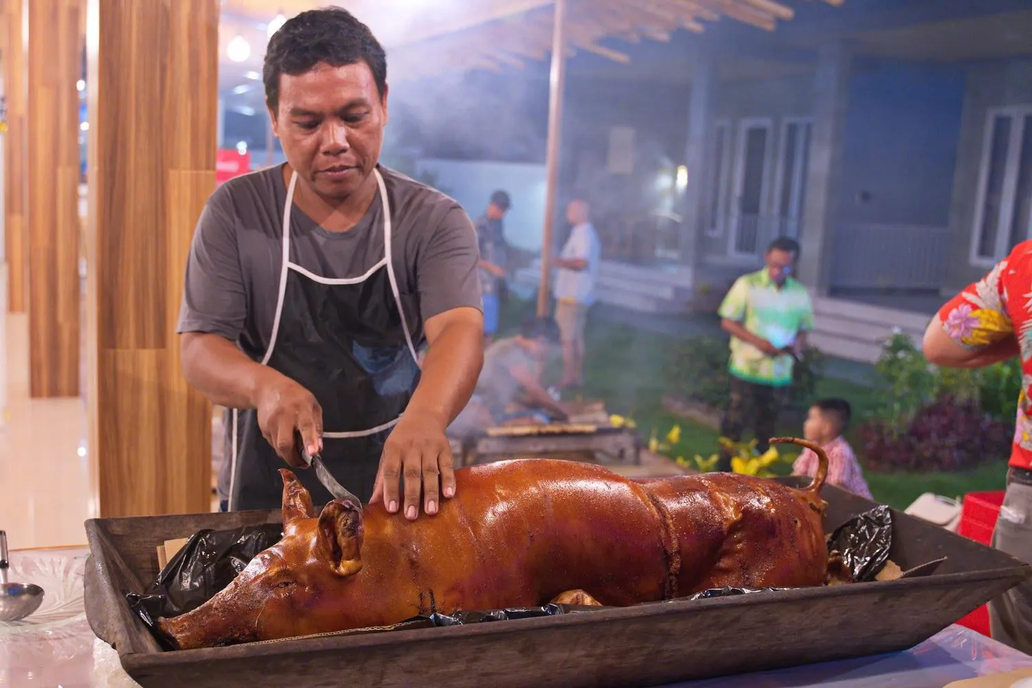 Staff in Seamount Hotel Amed