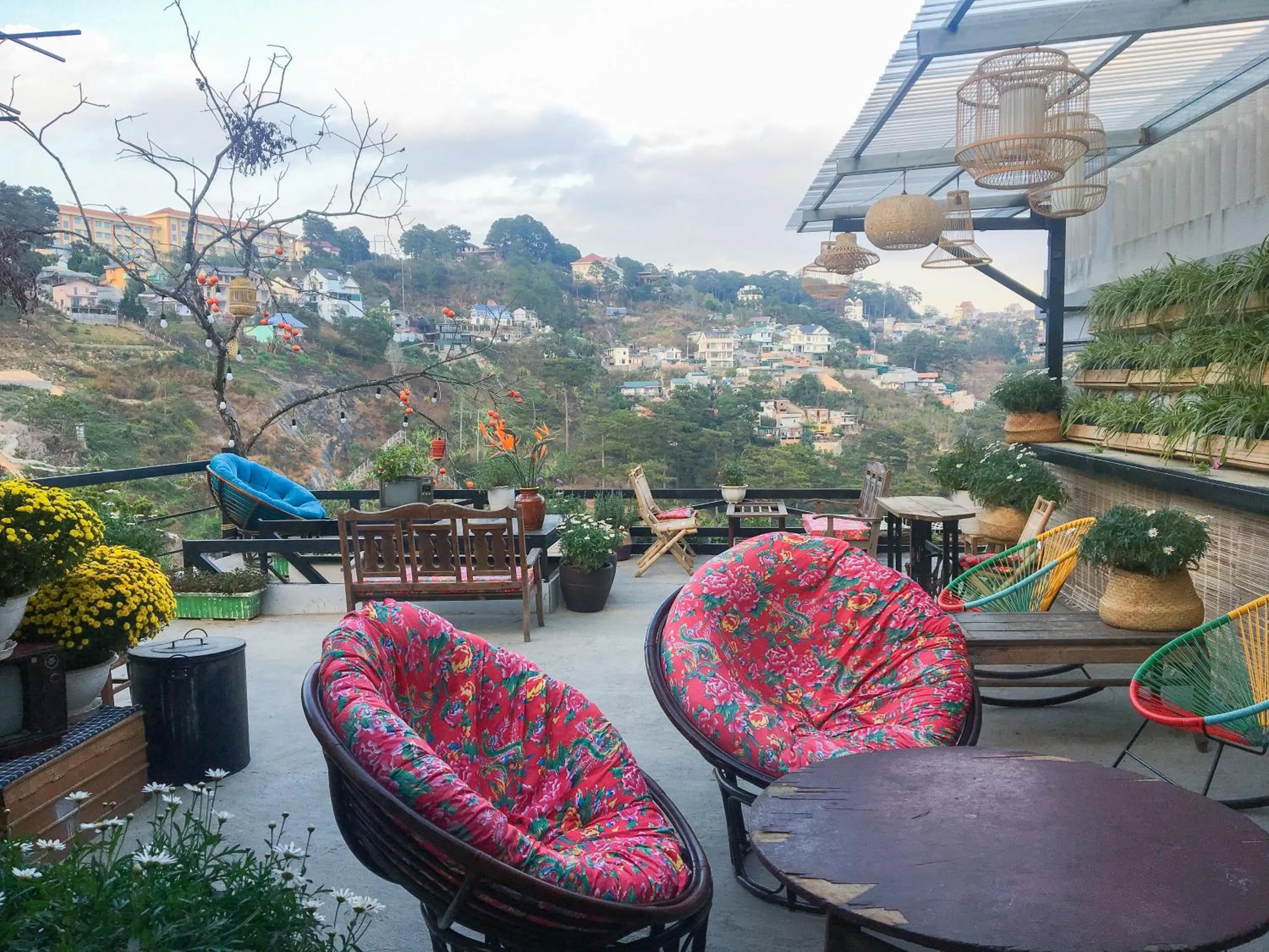 Patio in An Yên Villa Đà Lạt
