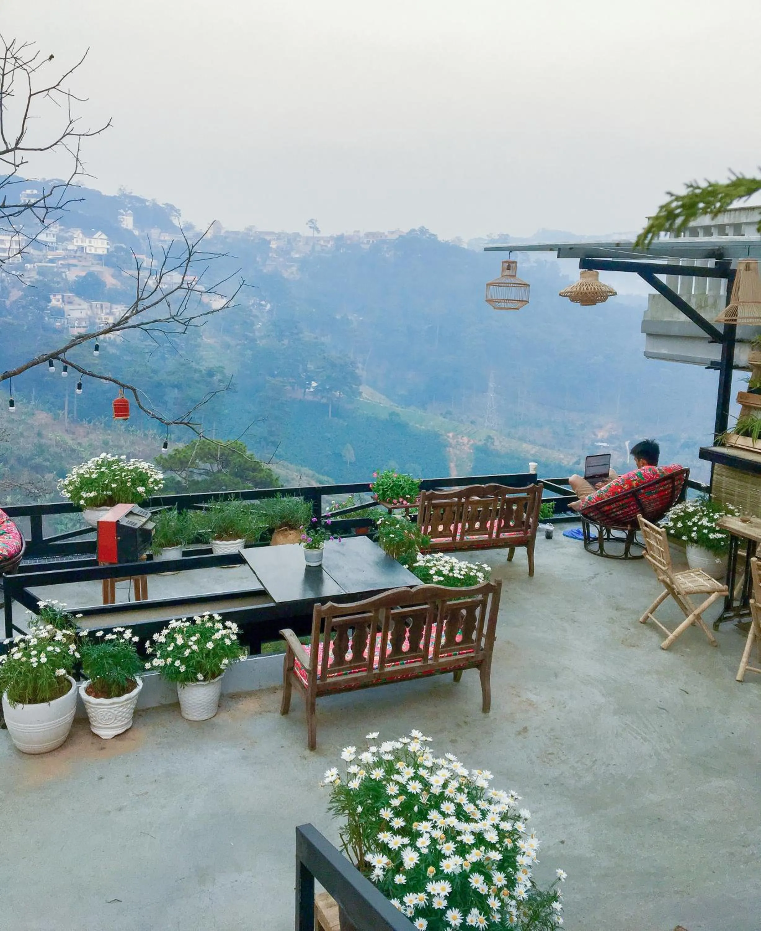 Patio in An Yên Villa Đà Lạt