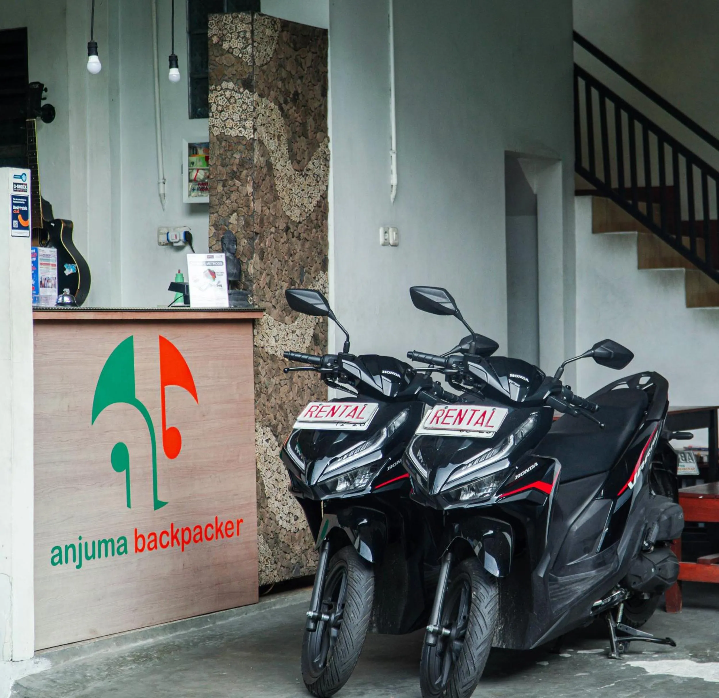 Property logo or sign in Anjuma Backpacker