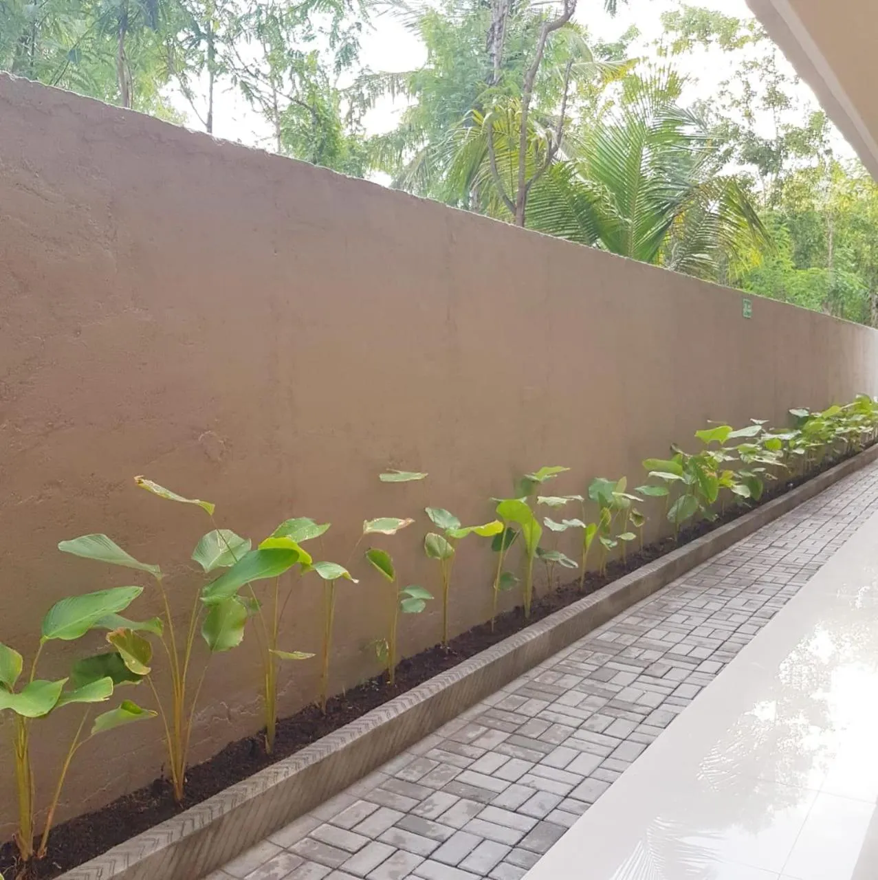Garden view in Grand Kuta Hotel Lombok