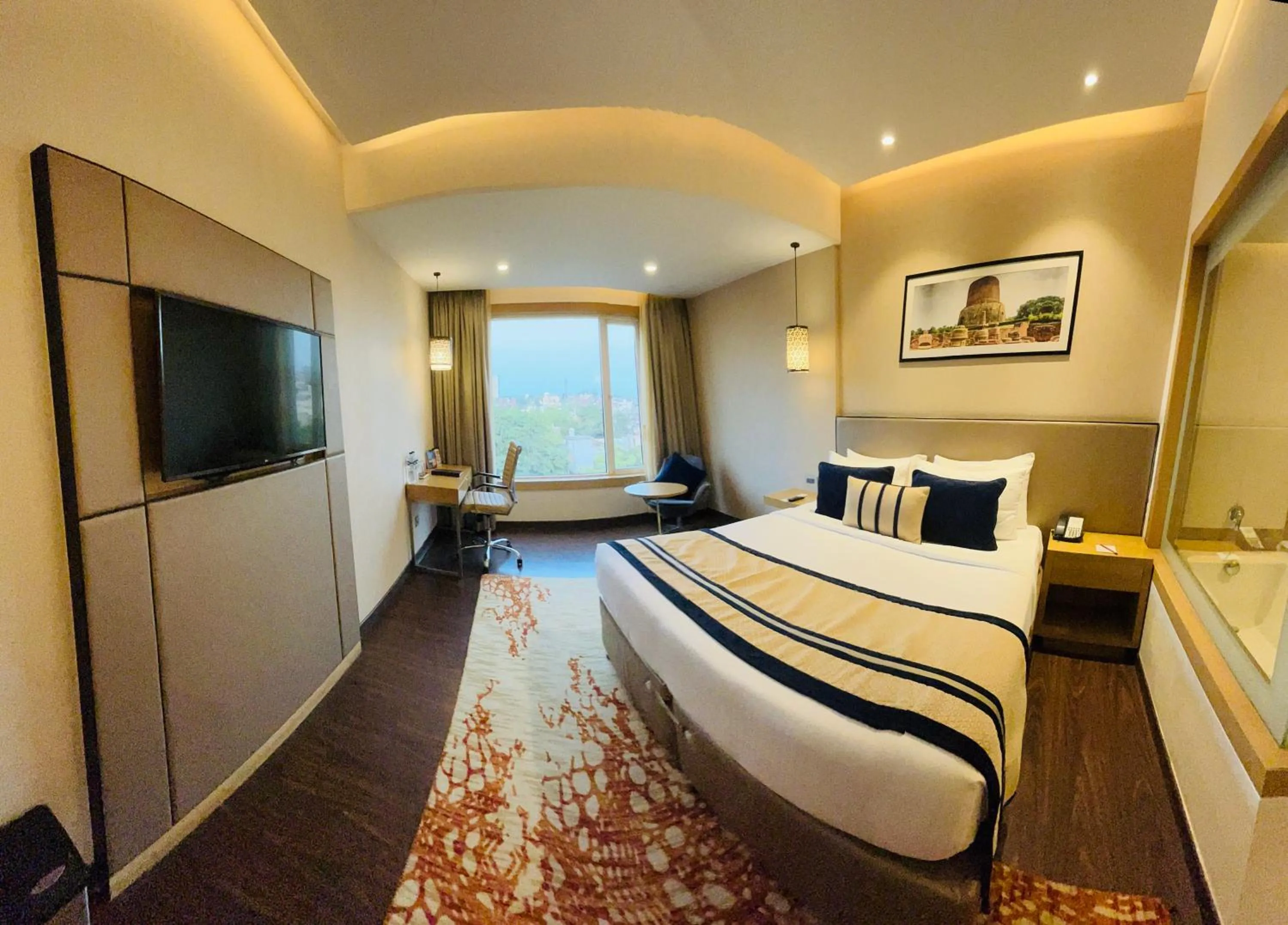 Bedroom, Bed in The Fern Residency Sarnath