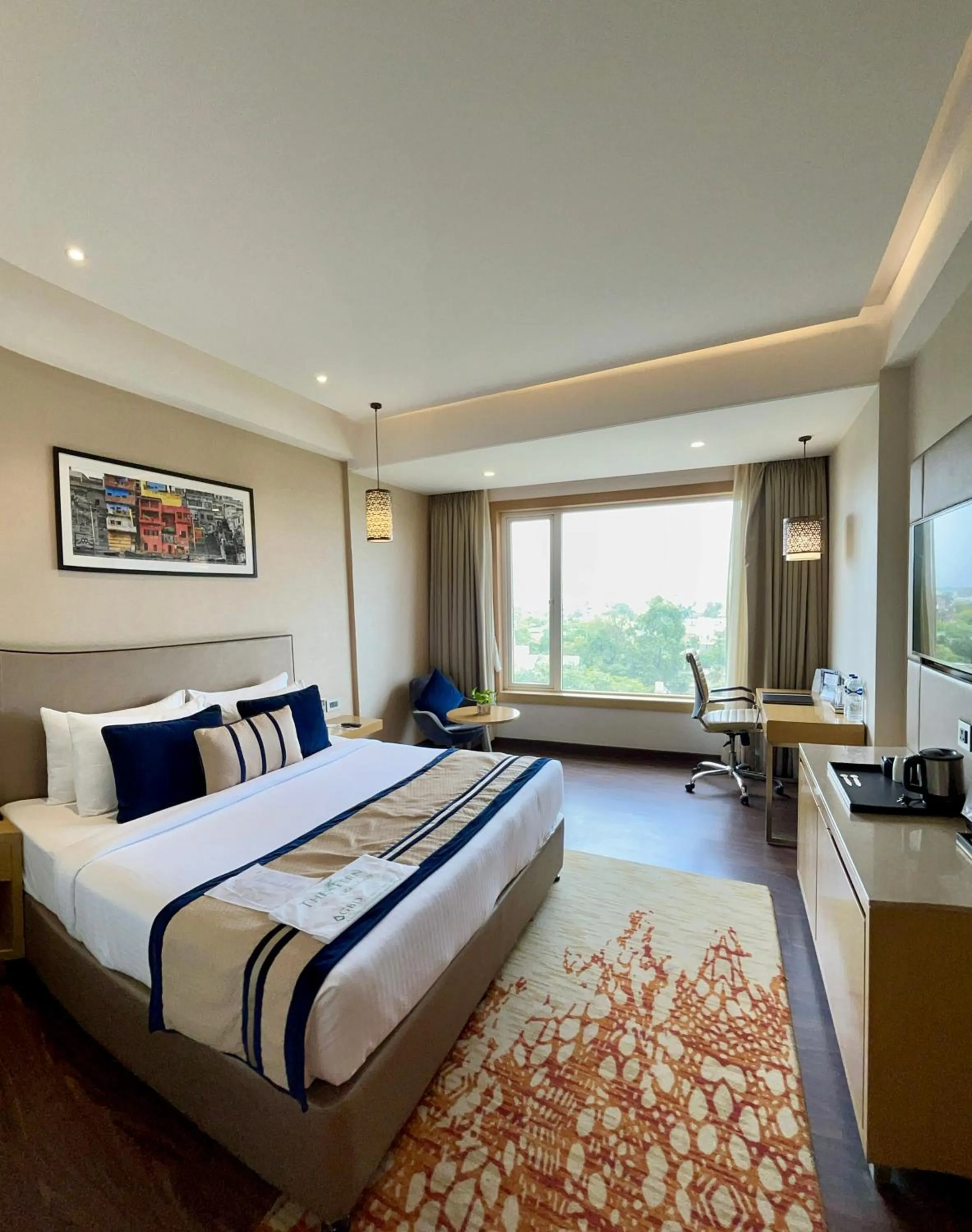 View (from property/room), Bed in The Fern Residency Sarnath