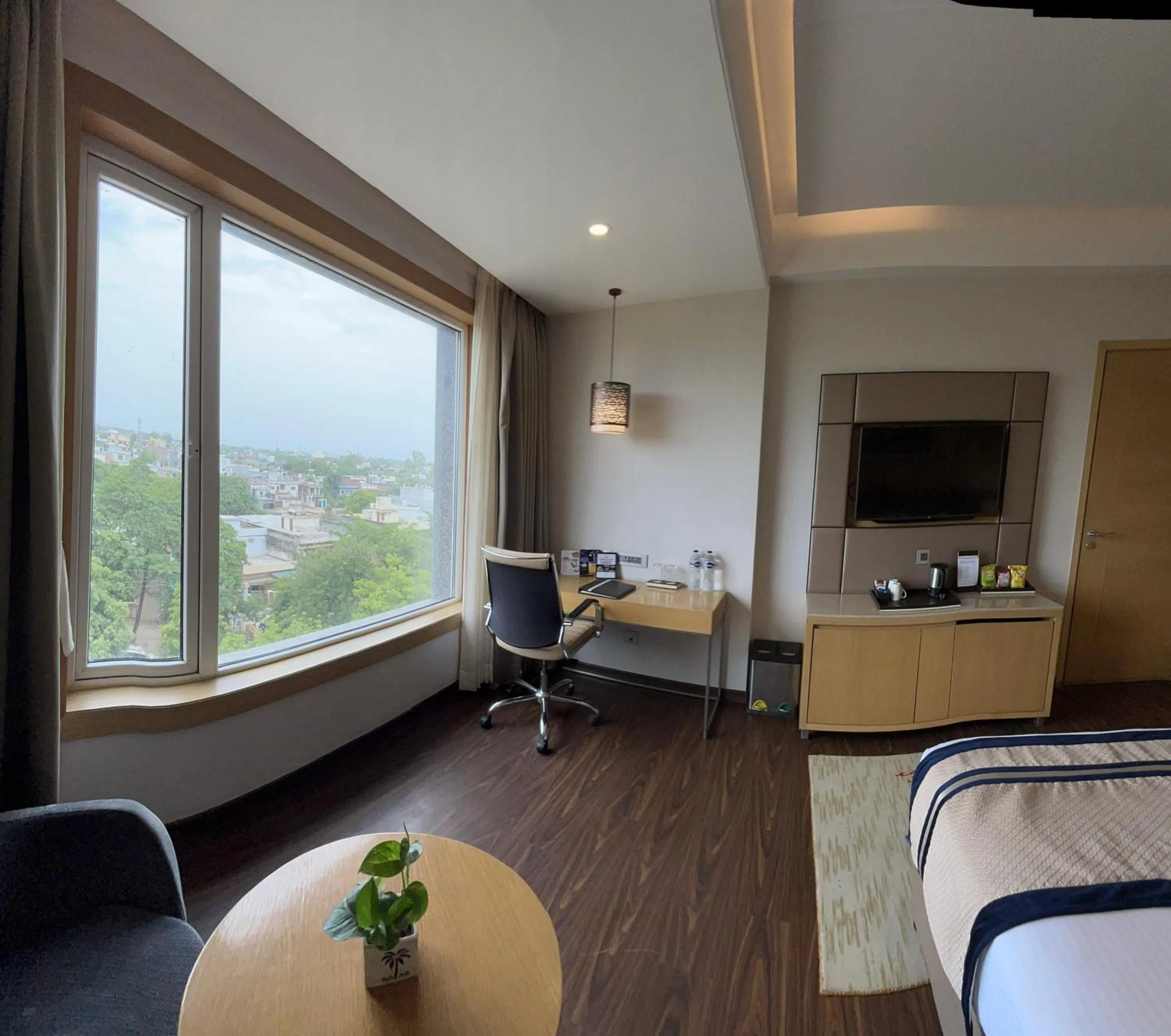 View (from property/room), Bed in The Fern Residency Sarnath