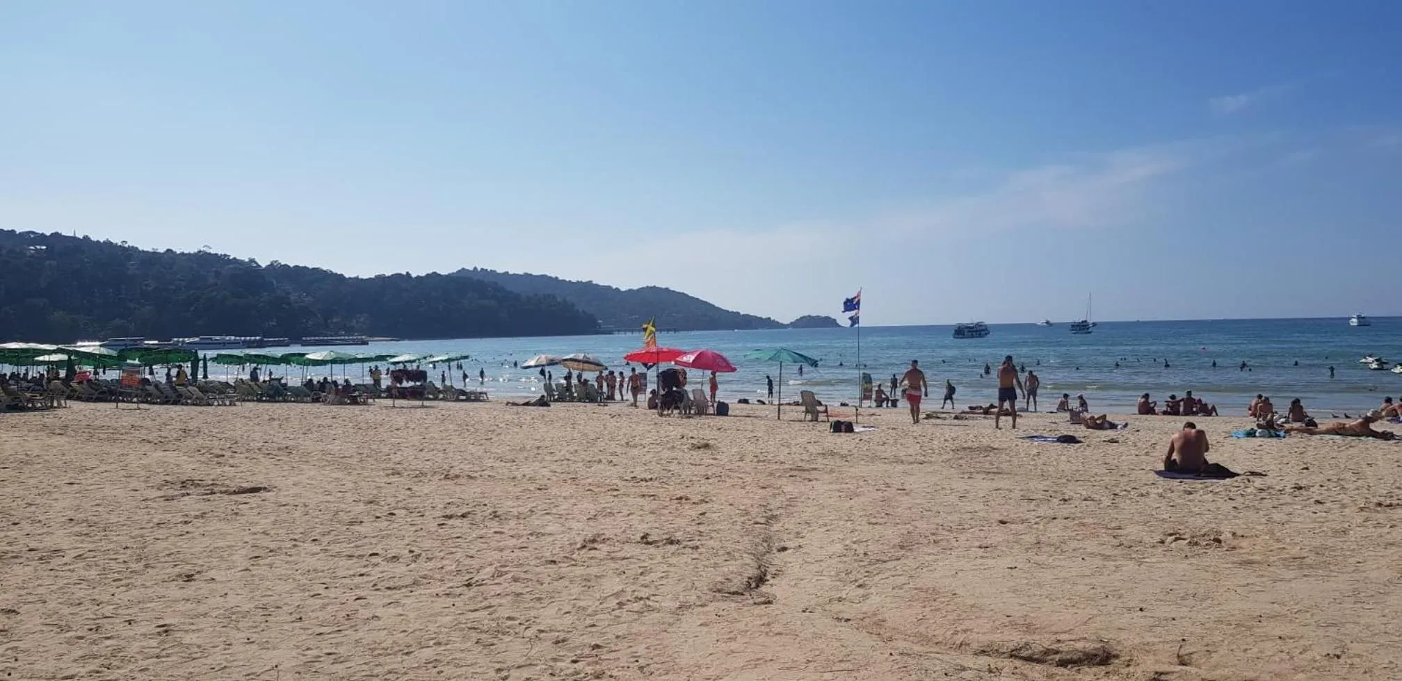 Beach in Sky Silk Decoration House