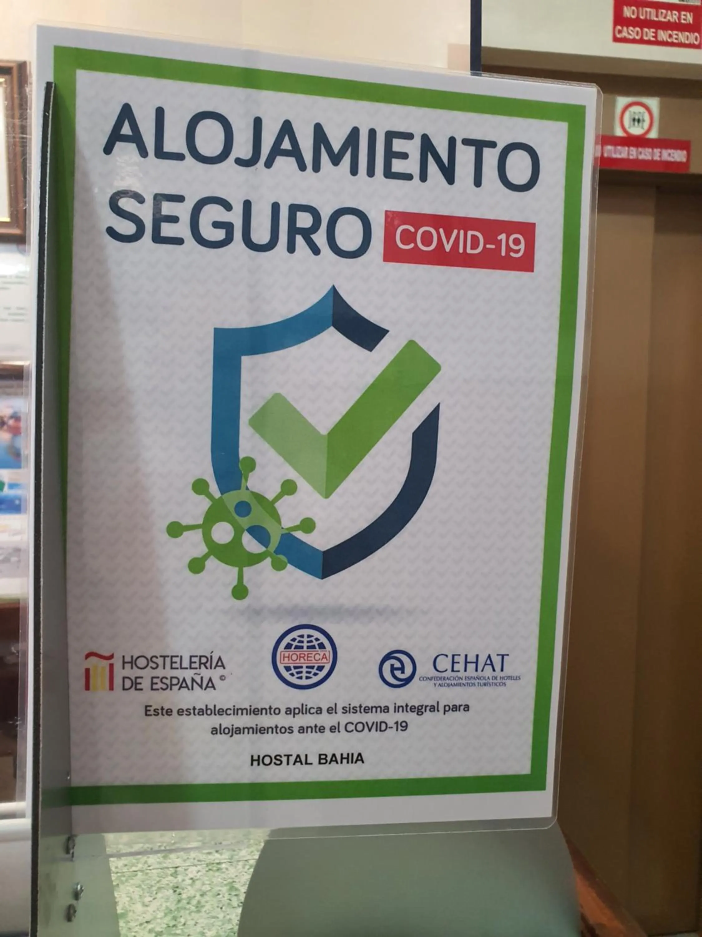 Certificate/Award in Hostal Bahía