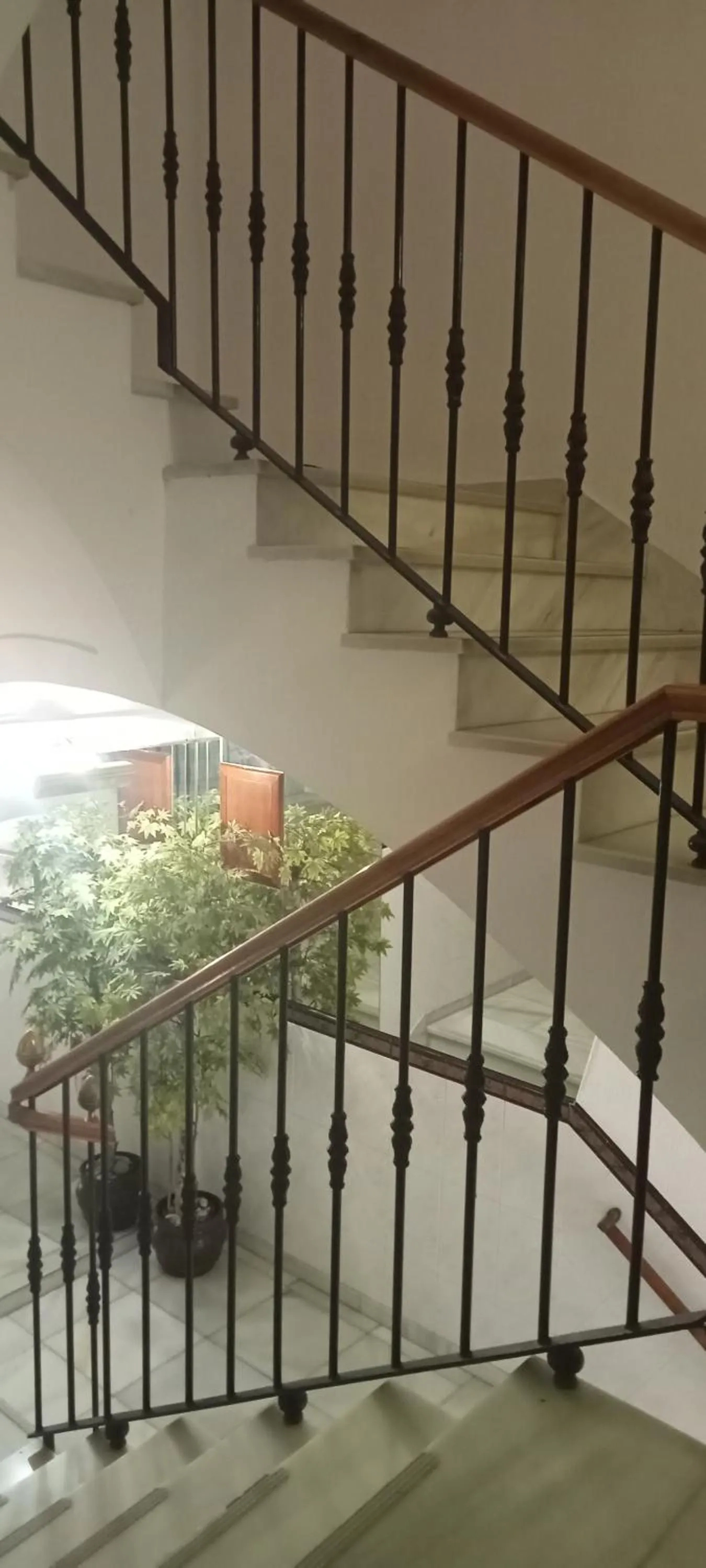 Inner courtyard view in Hostal Bahía