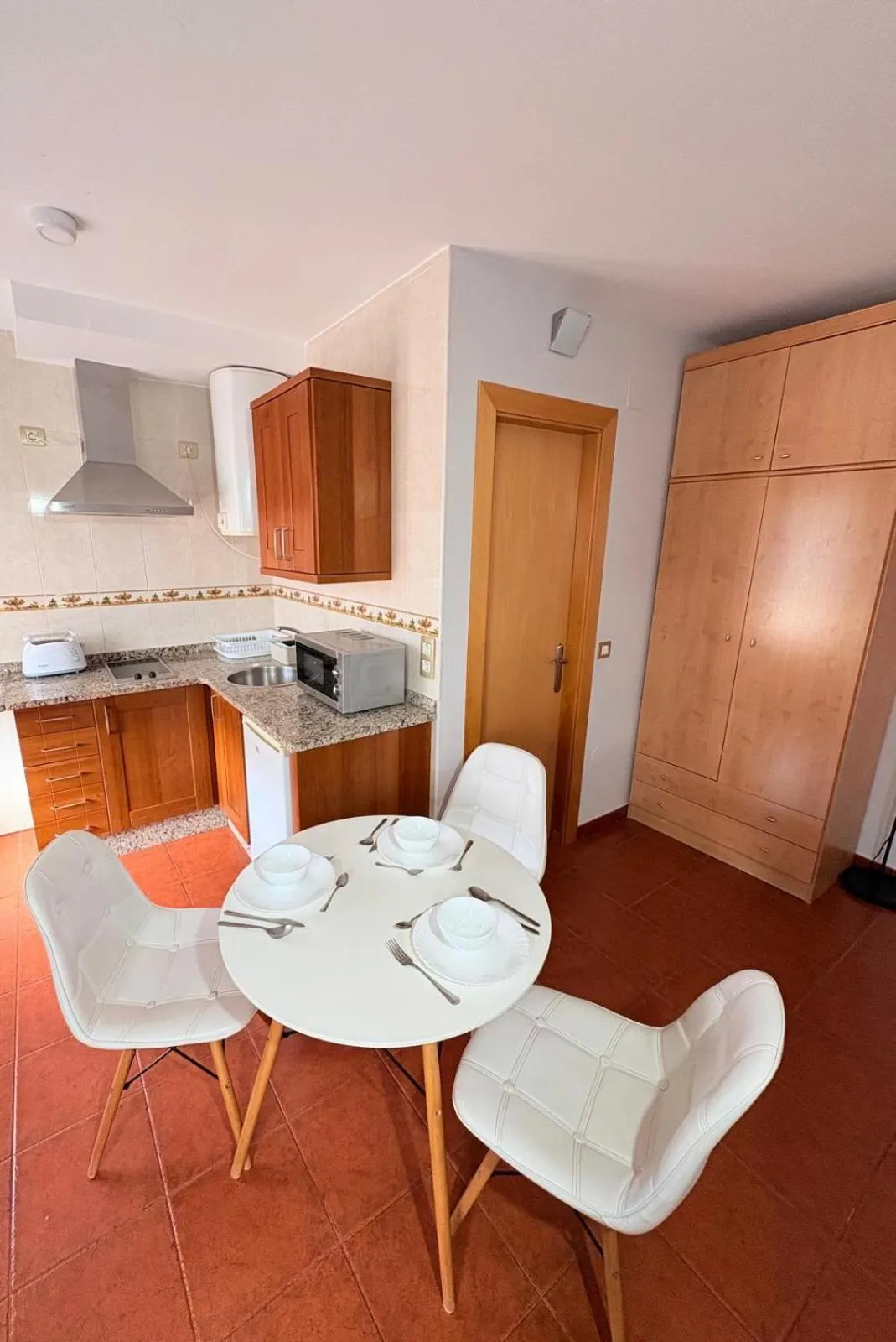 Dining area in Apartamentos Luarca
