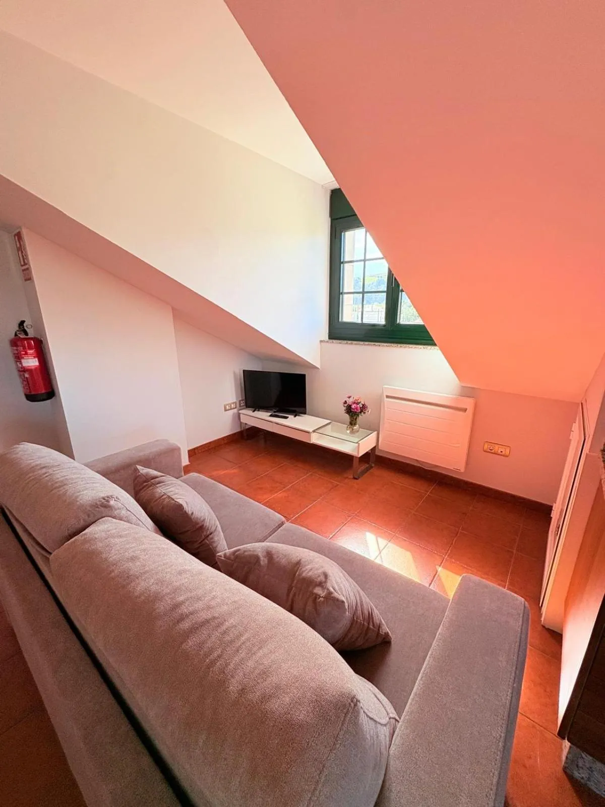 Living room in Apartamentos Luarca