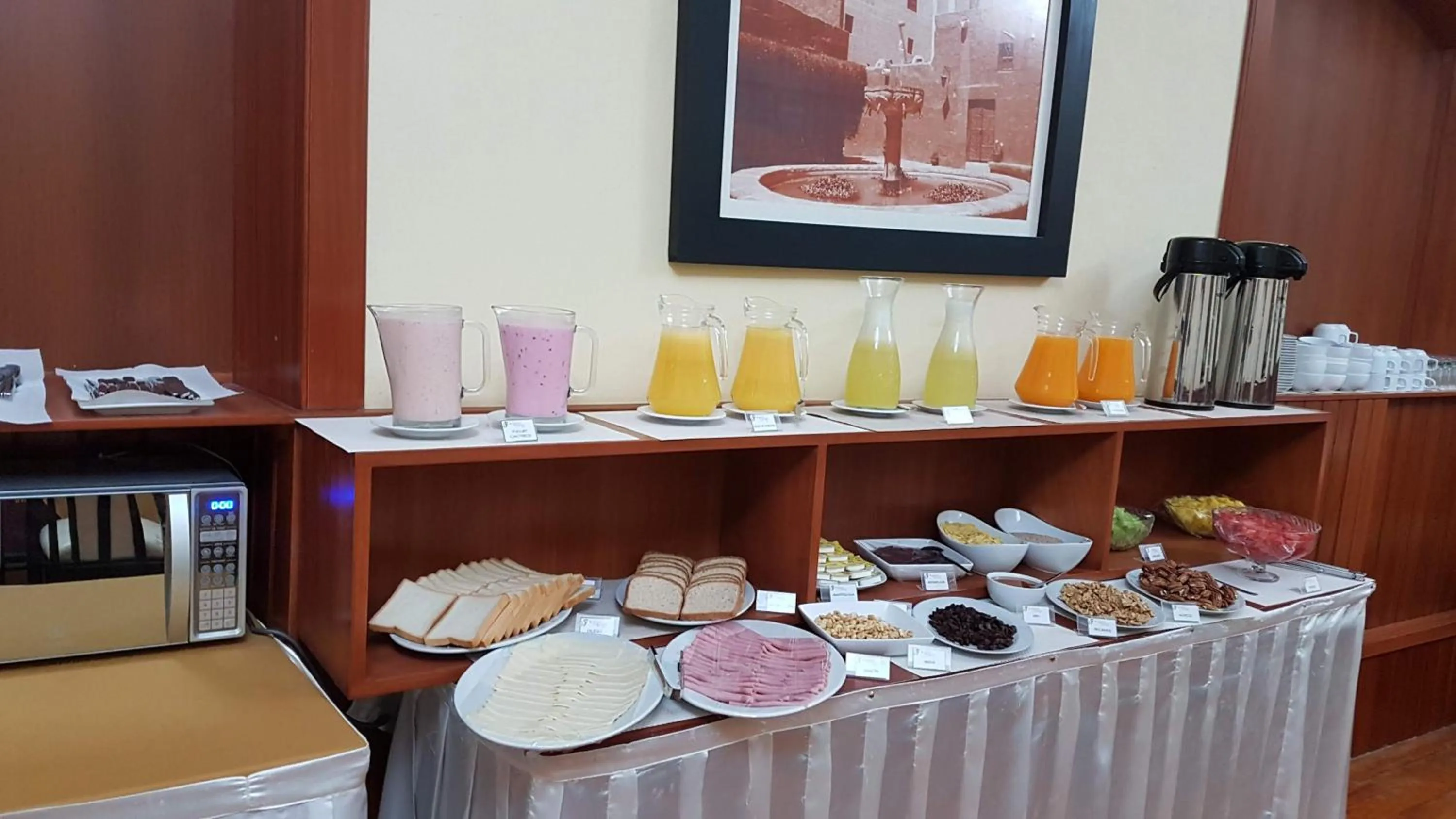 Breakfast in Hotel La Casona Del Olivo Arequipa