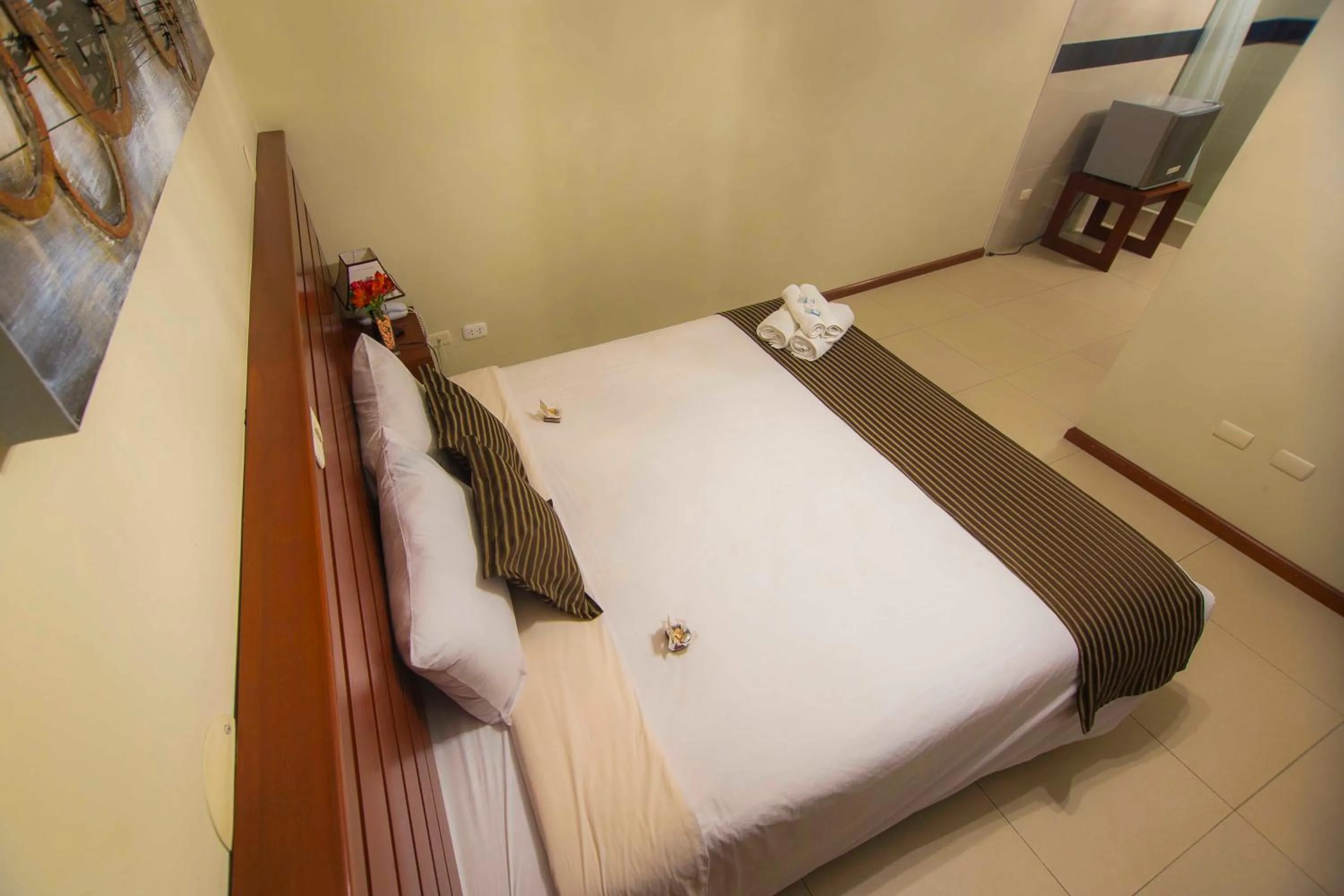 Bed in Hotel La Casona Del Olivo Arequipa