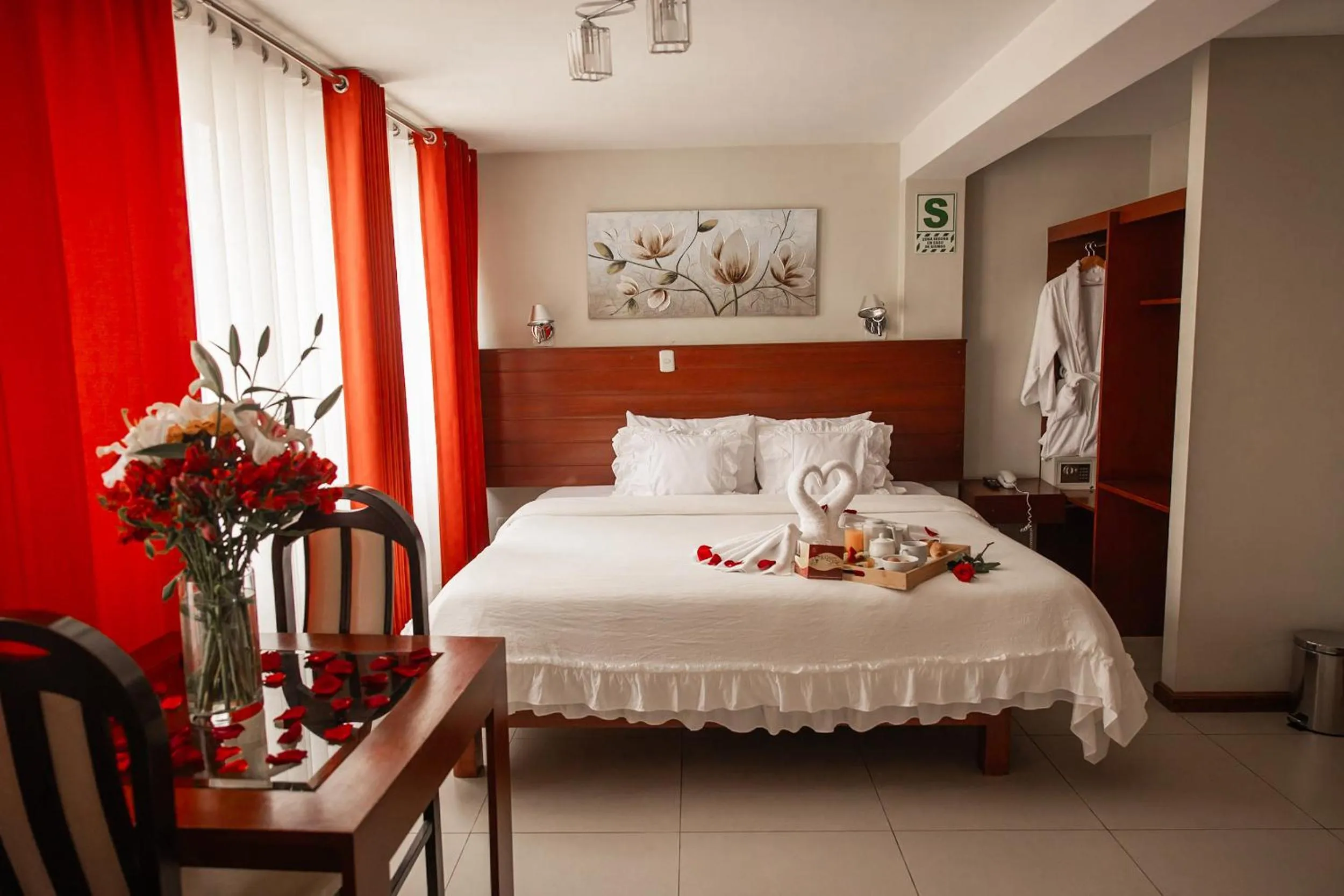 Bed in Hotel La Casona Del Olivo Arequipa