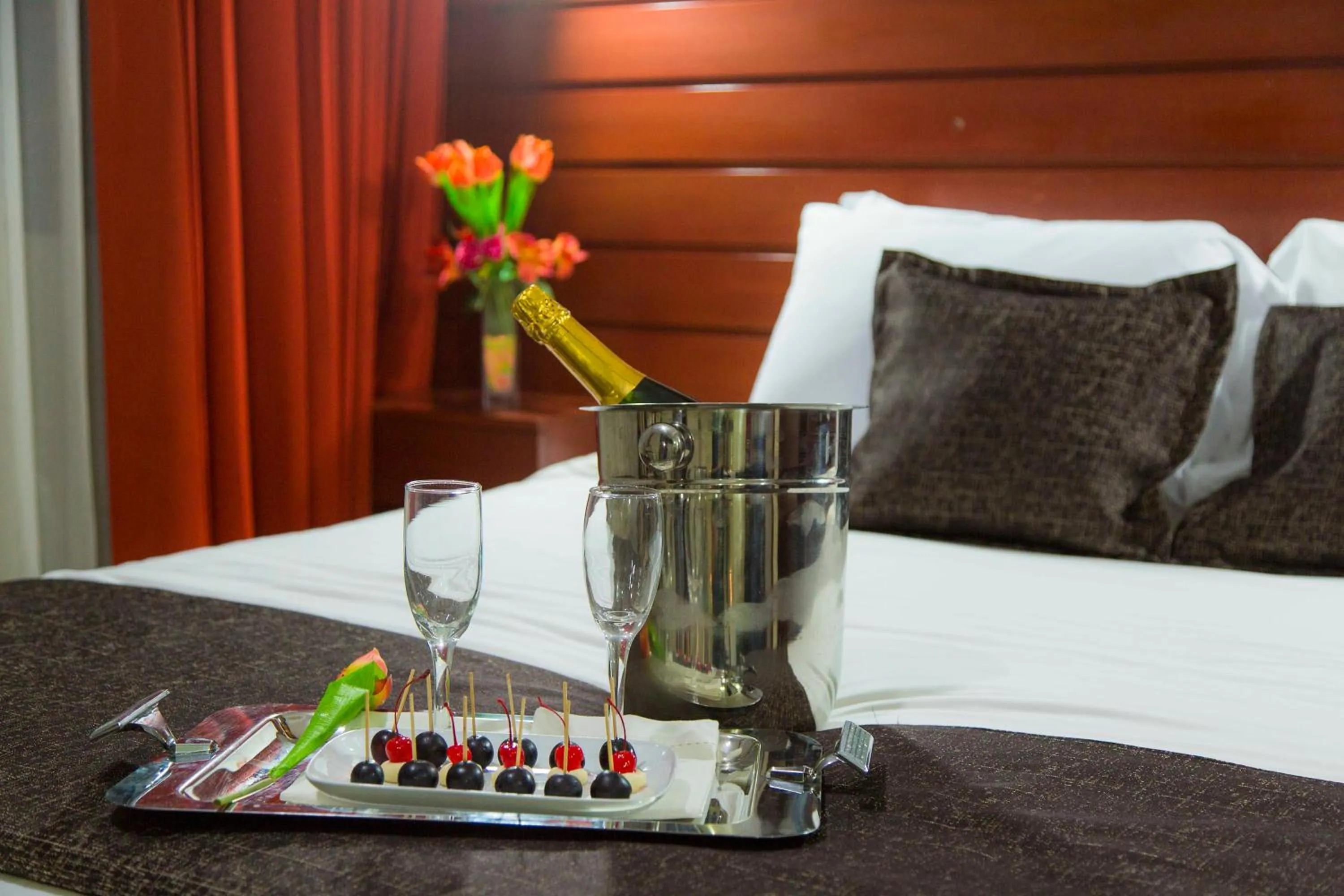 Bed in Hotel La Casona Del Olivo Arequipa