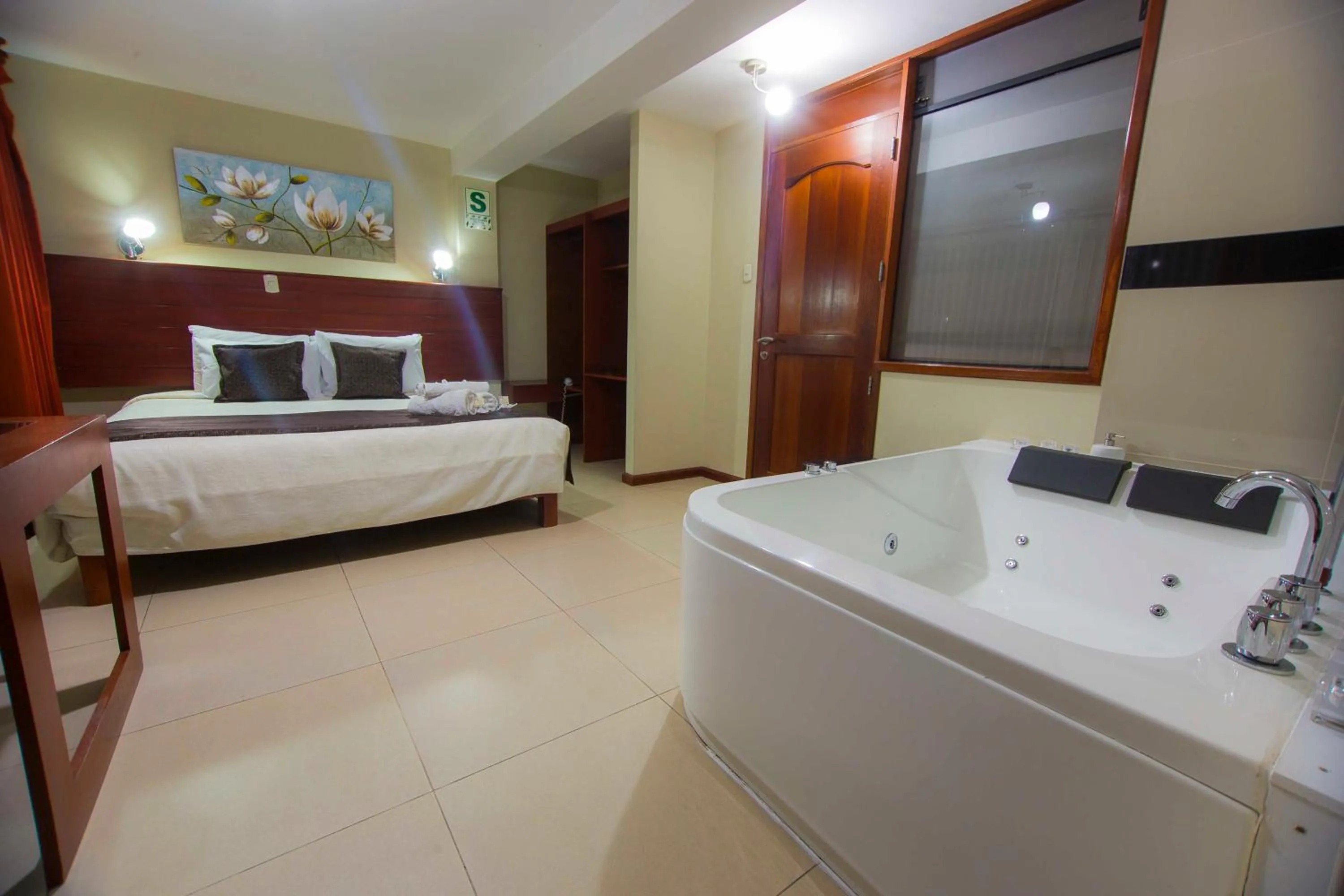 Bed in Hotel La Casona Del Olivo Arequipa