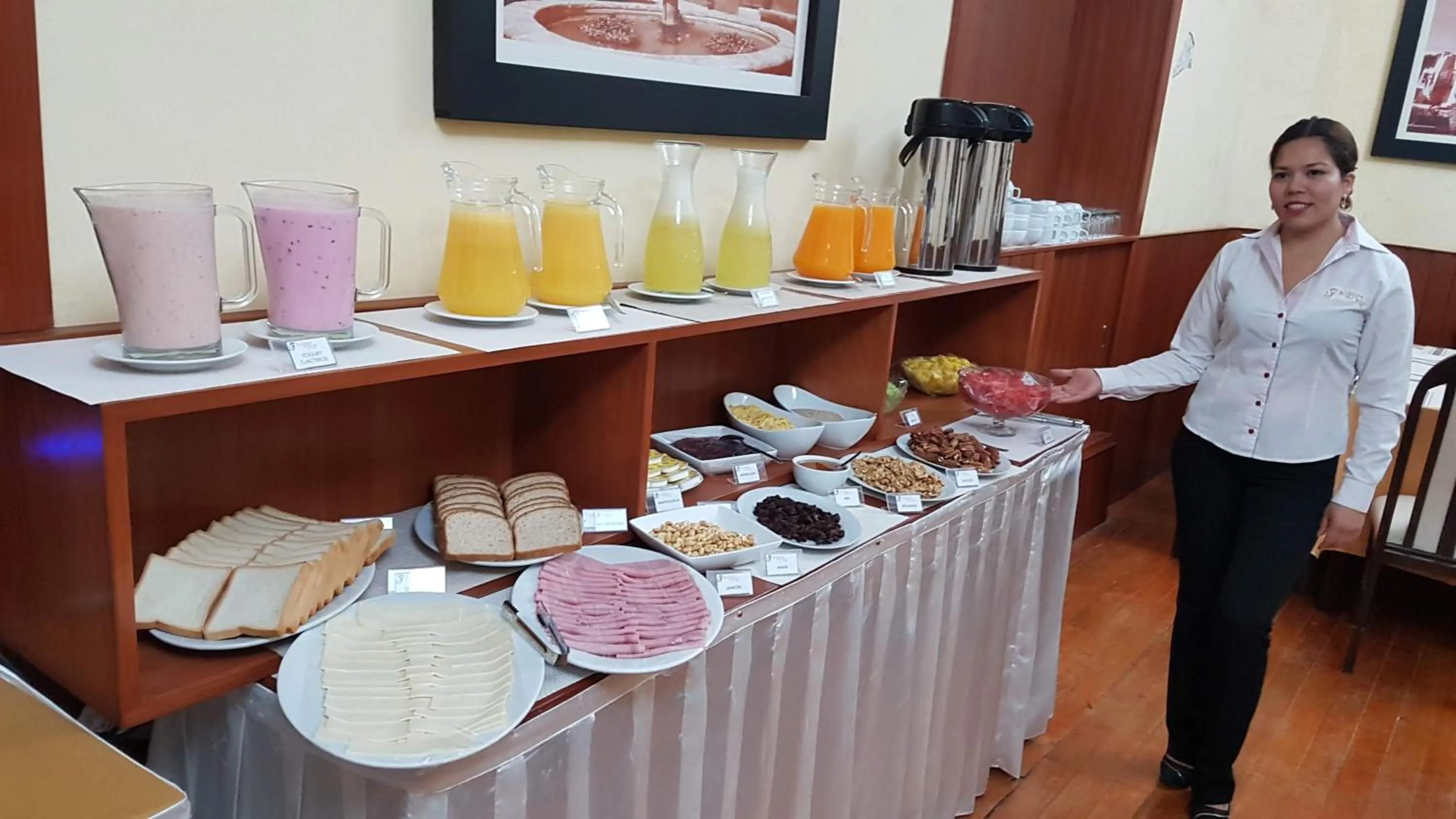 Breakfast in Hotel La Casona Del Olivo Arequipa