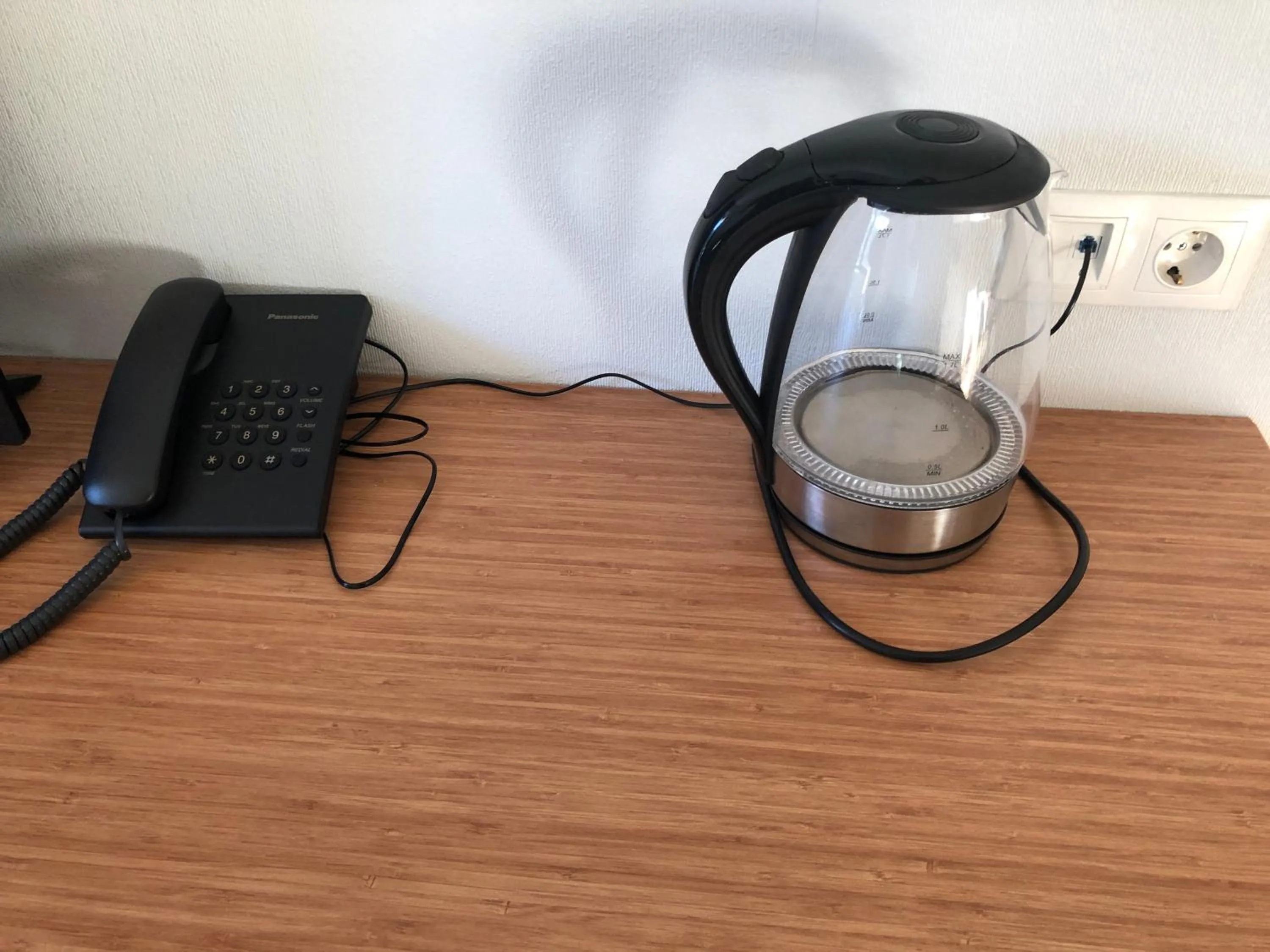 Coffee/tea facilities in Aparthotel Room 107 at Orbi Palace in Bakuriani