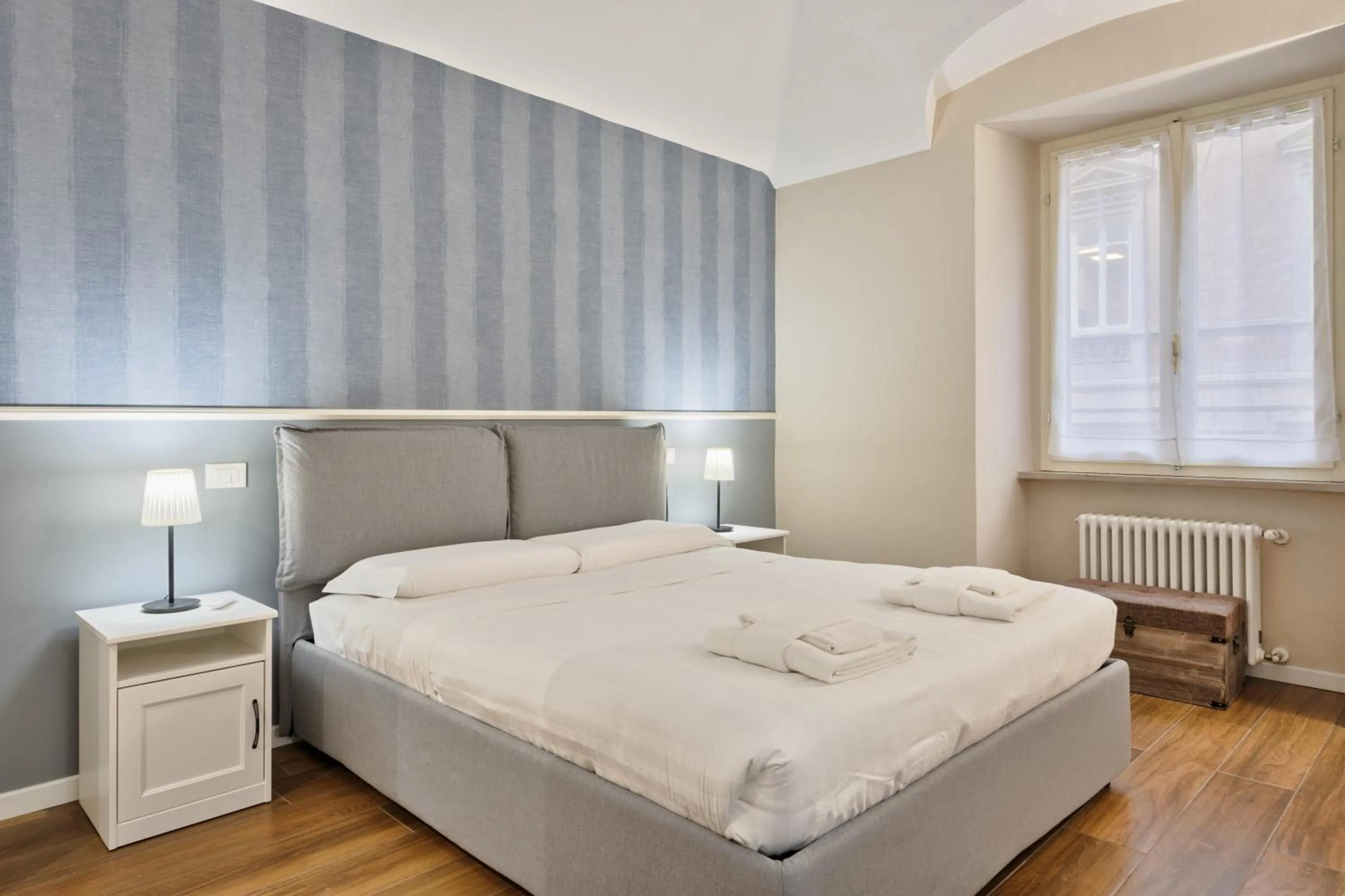 Bedroom, Bed in GuestHost - Porta Susa Elegant & Design Apartment