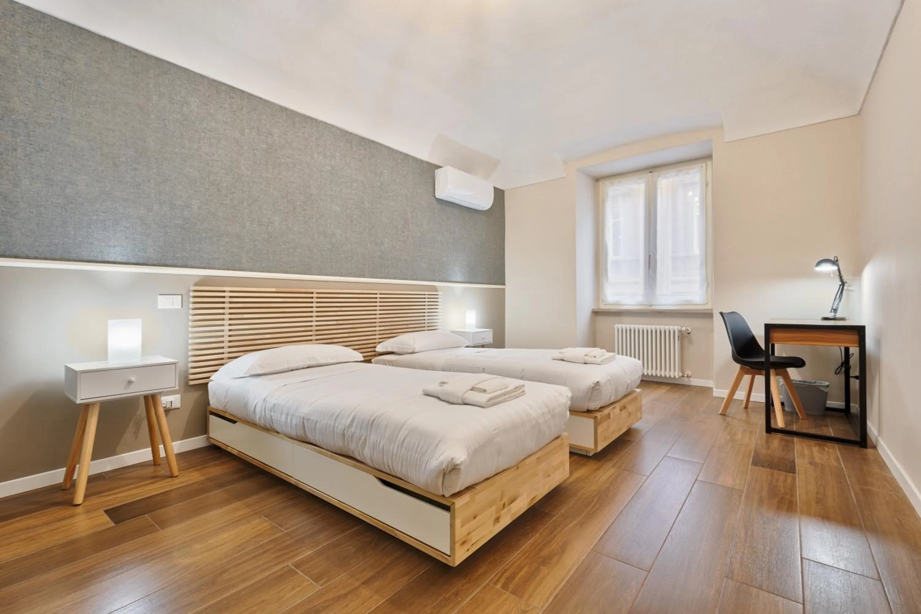 Bedroom, Bed in GuestHost - Porta Susa Elegant & Design Apartment