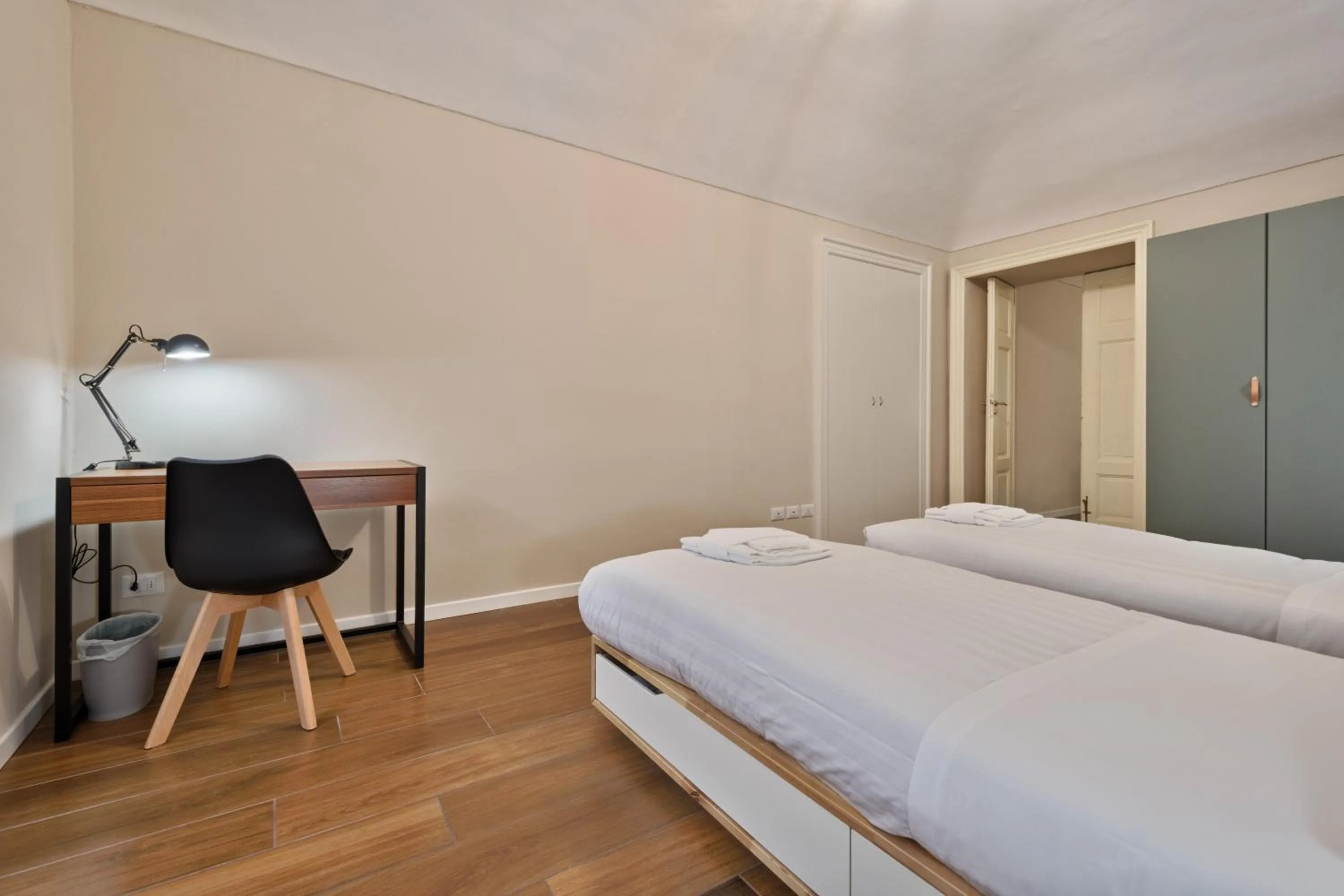 Bedroom, Bed in GuestHost - Porta Susa Elegant & Design Apartment