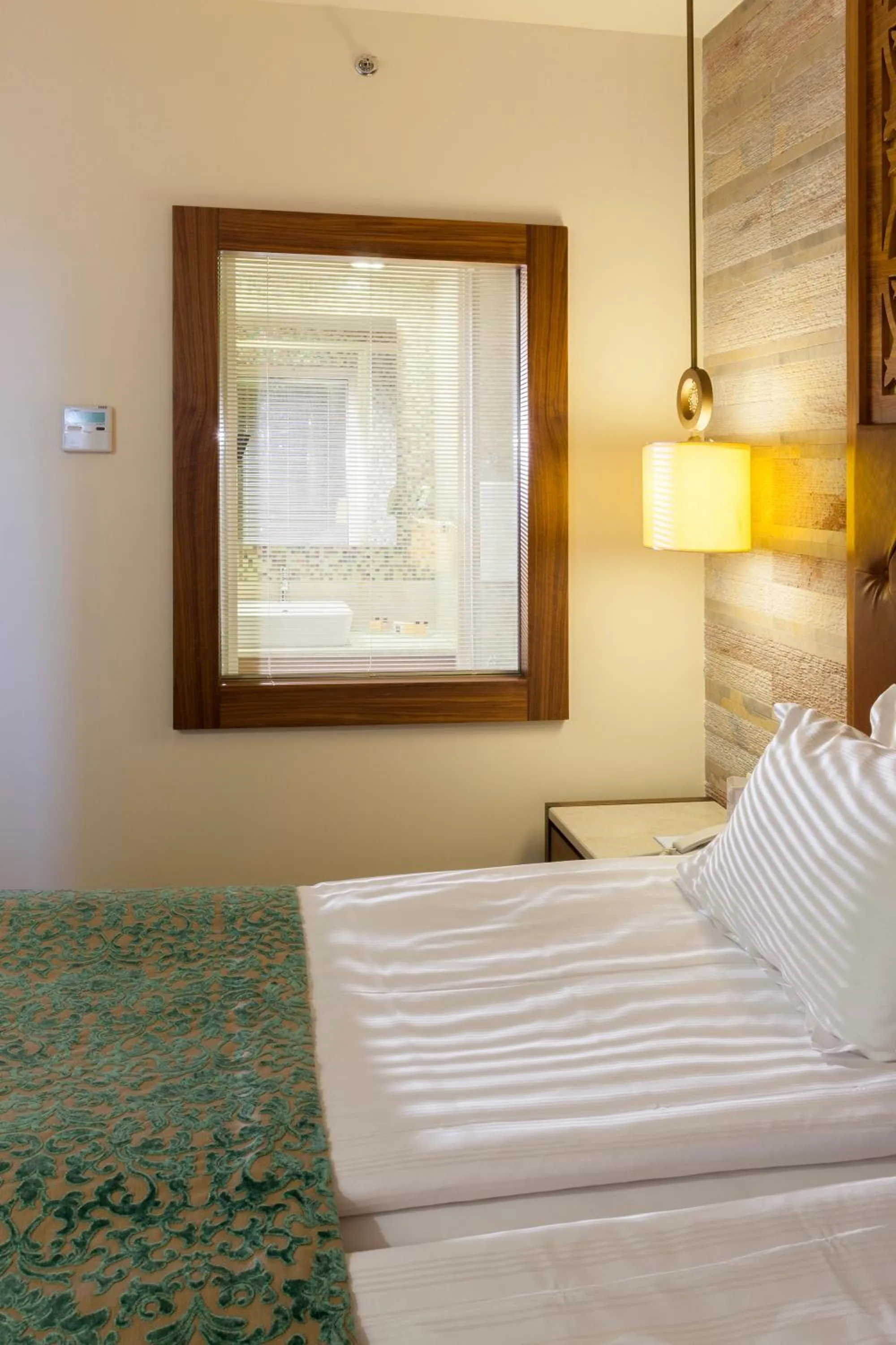 Decorative detail, Bed in Melas Lara Hotel