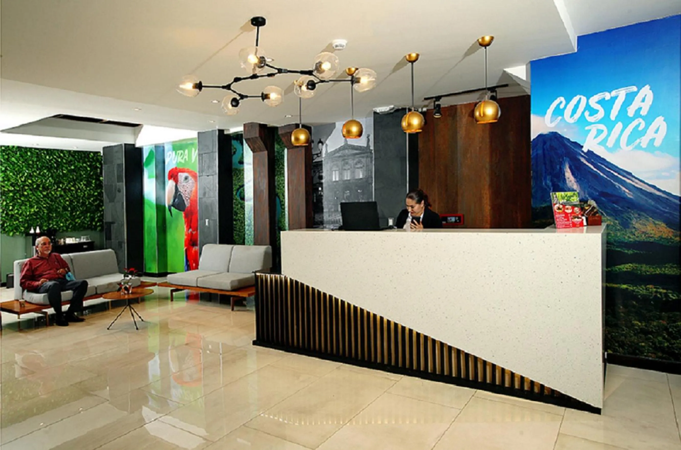 Lobby or reception in Hotel Cultura Plaza