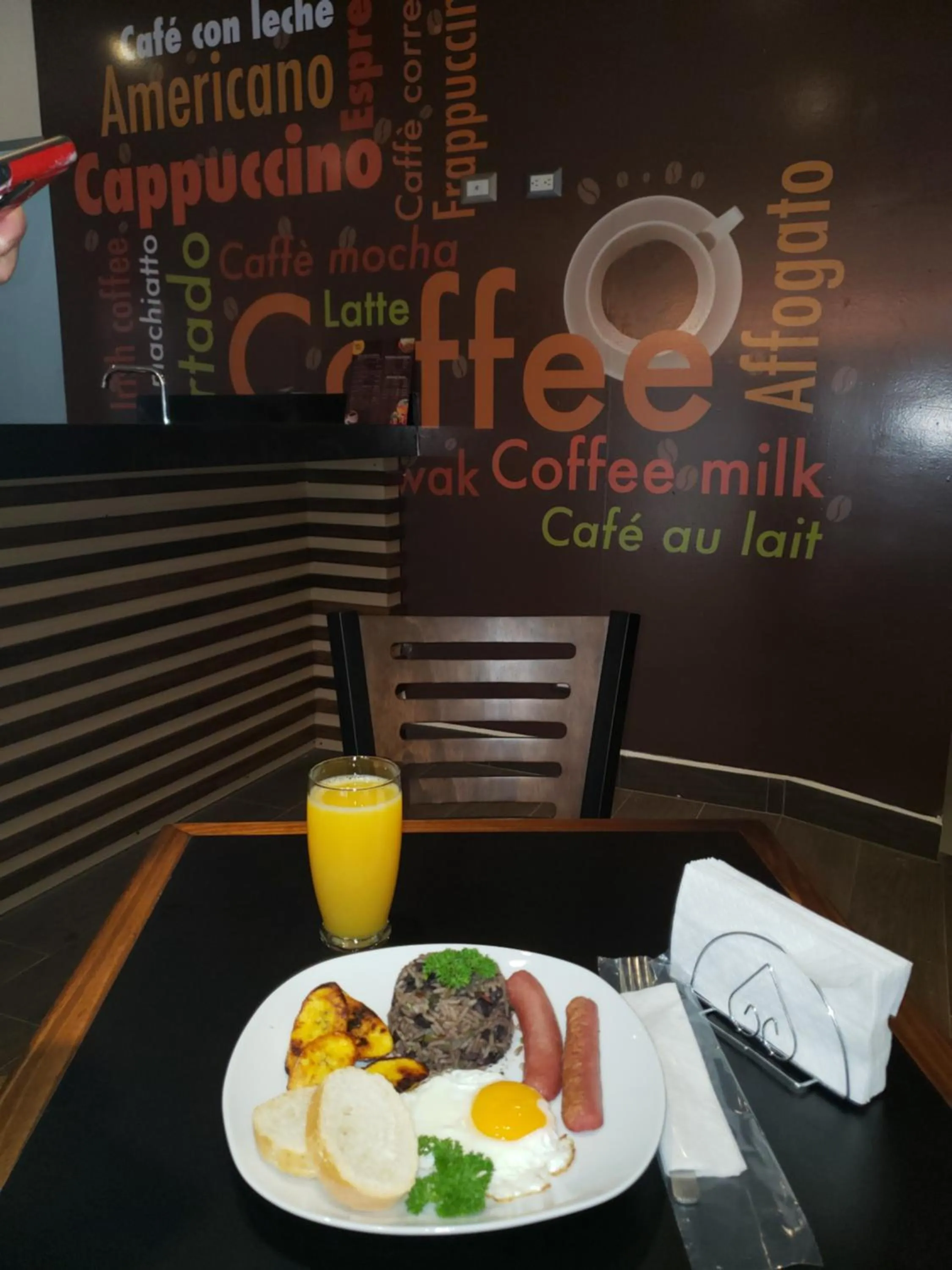 Food close-up in Hotel Cultura Plaza