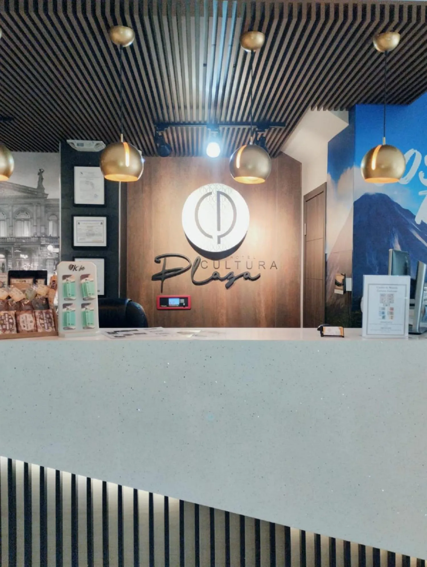 Property logo or sign in Hotel Cultura Plaza