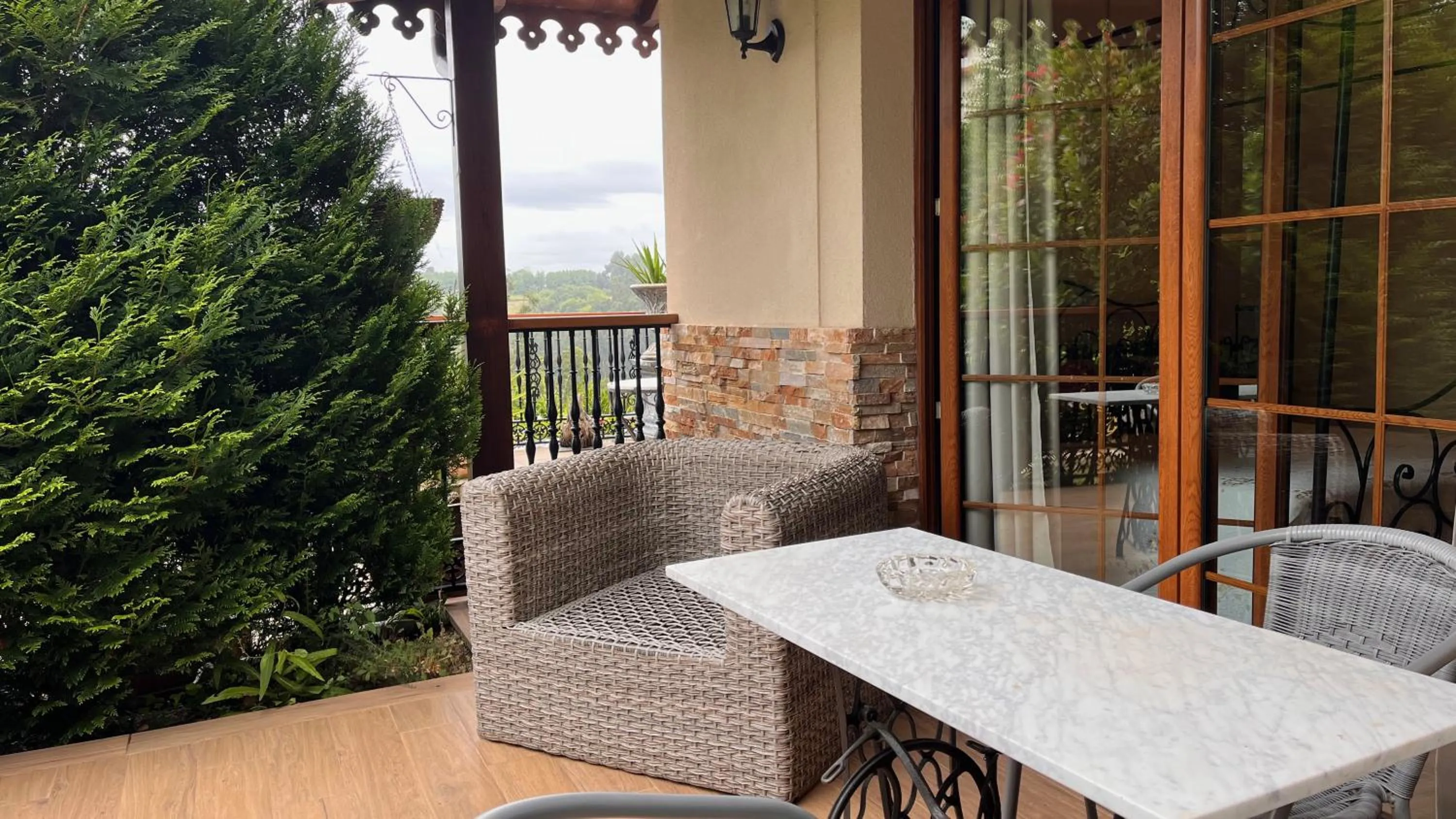 Balcony/Terrace in Hotel Rural Playa de Aguilar