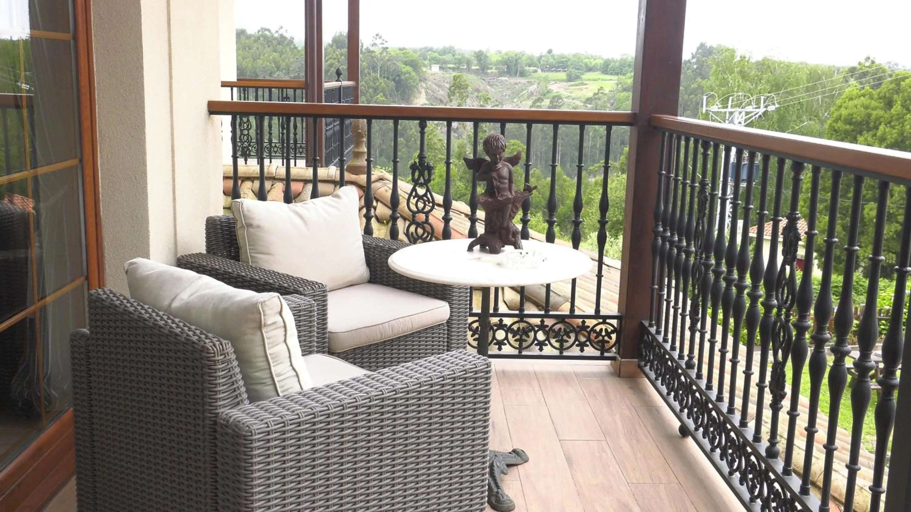 Balcony/Terrace in Hotel Rural Playa de Aguilar