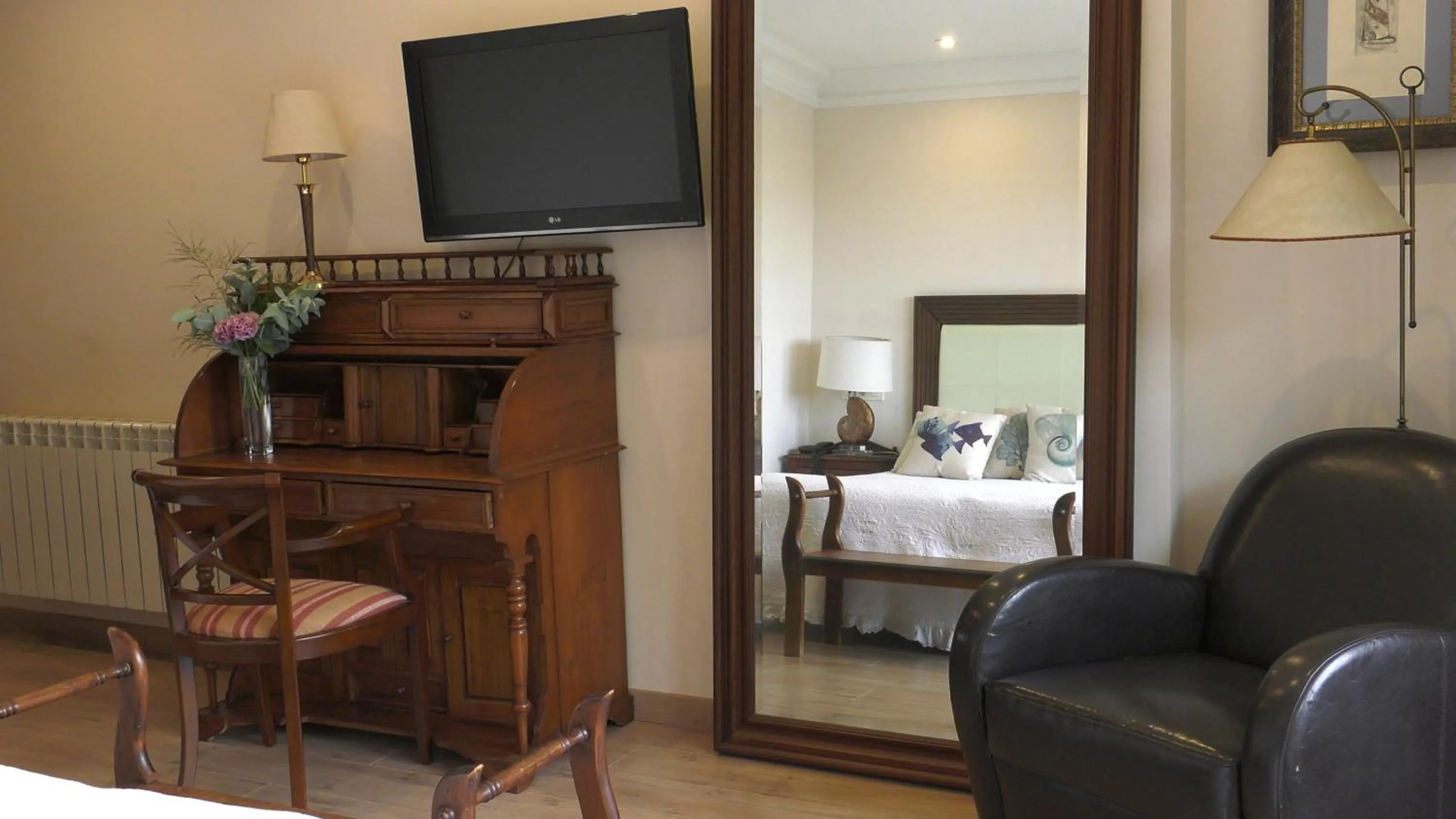 Bedroom in Hotel Rural Playa de Aguilar