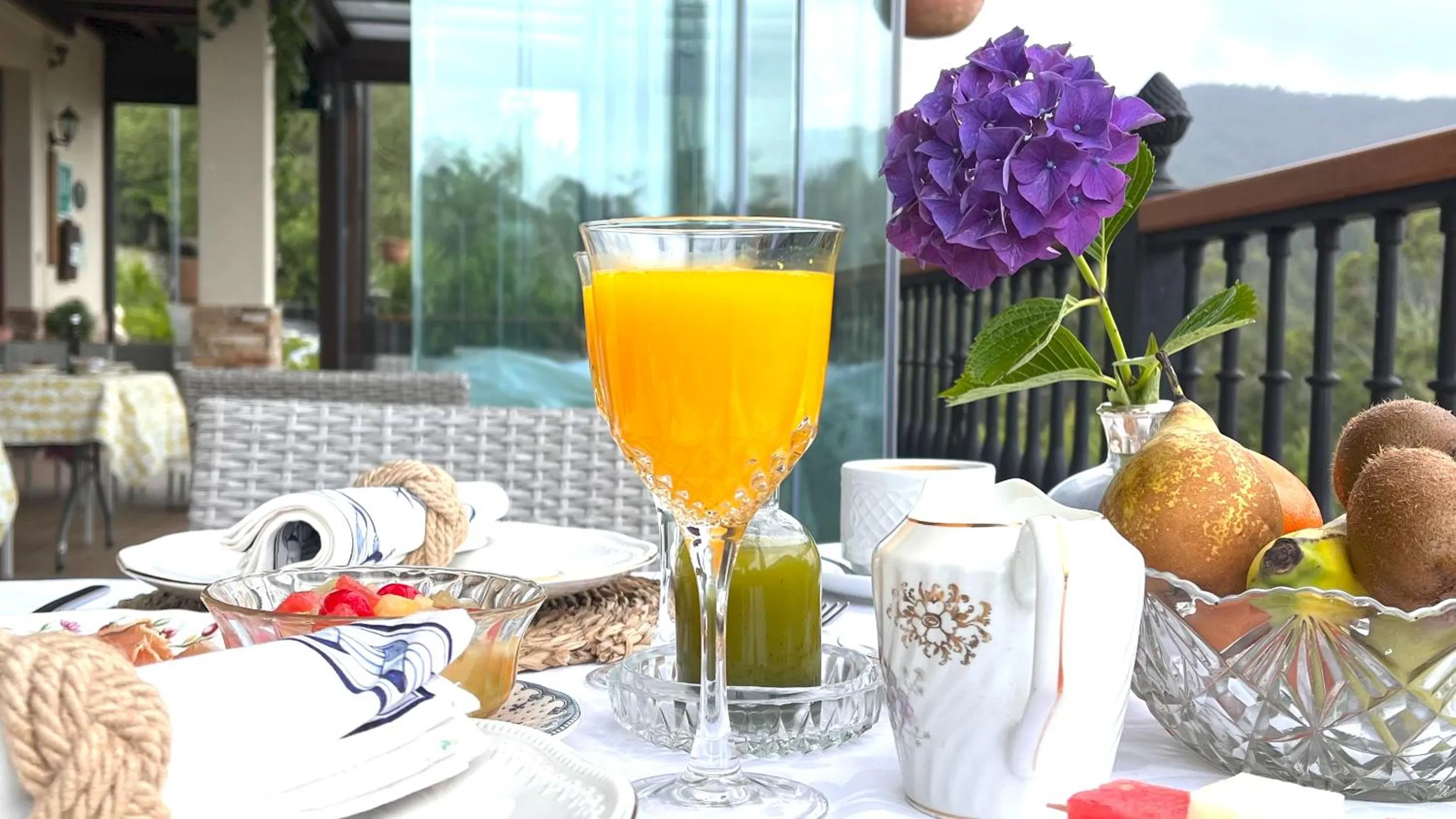 Breakfast in Hotel Rural Playa de Aguilar