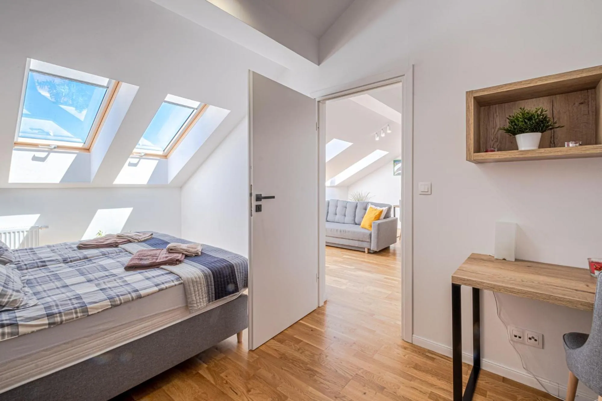 Bed in Old Town Vistula Premium Apartments