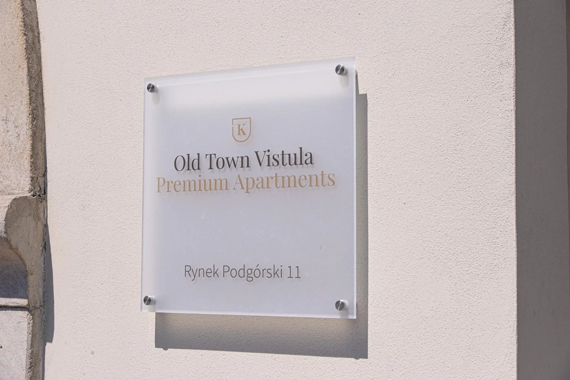 Logo/Certificate/Sign in Old Town Vistula Premium Apartments
