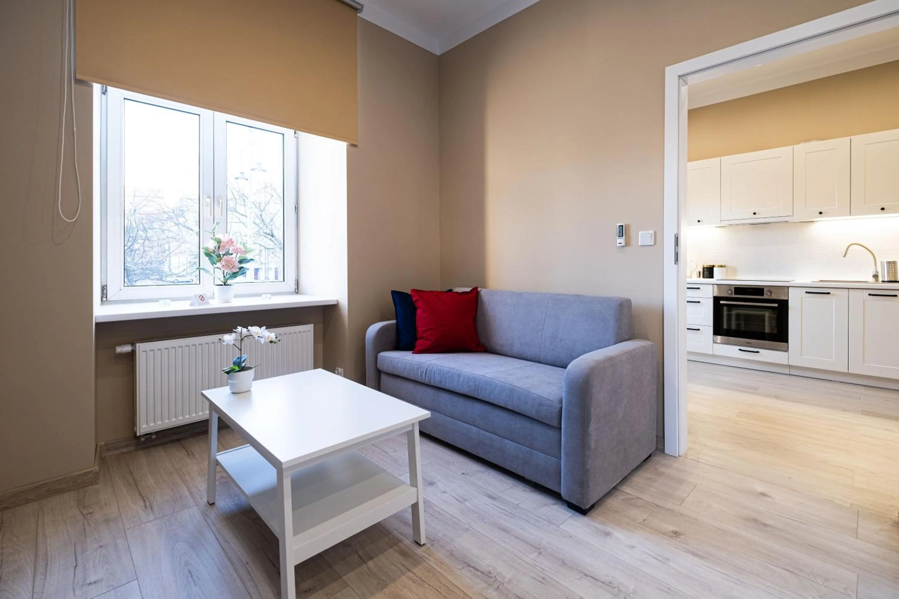 Seating area in Old Town Vistula Premium Apartments