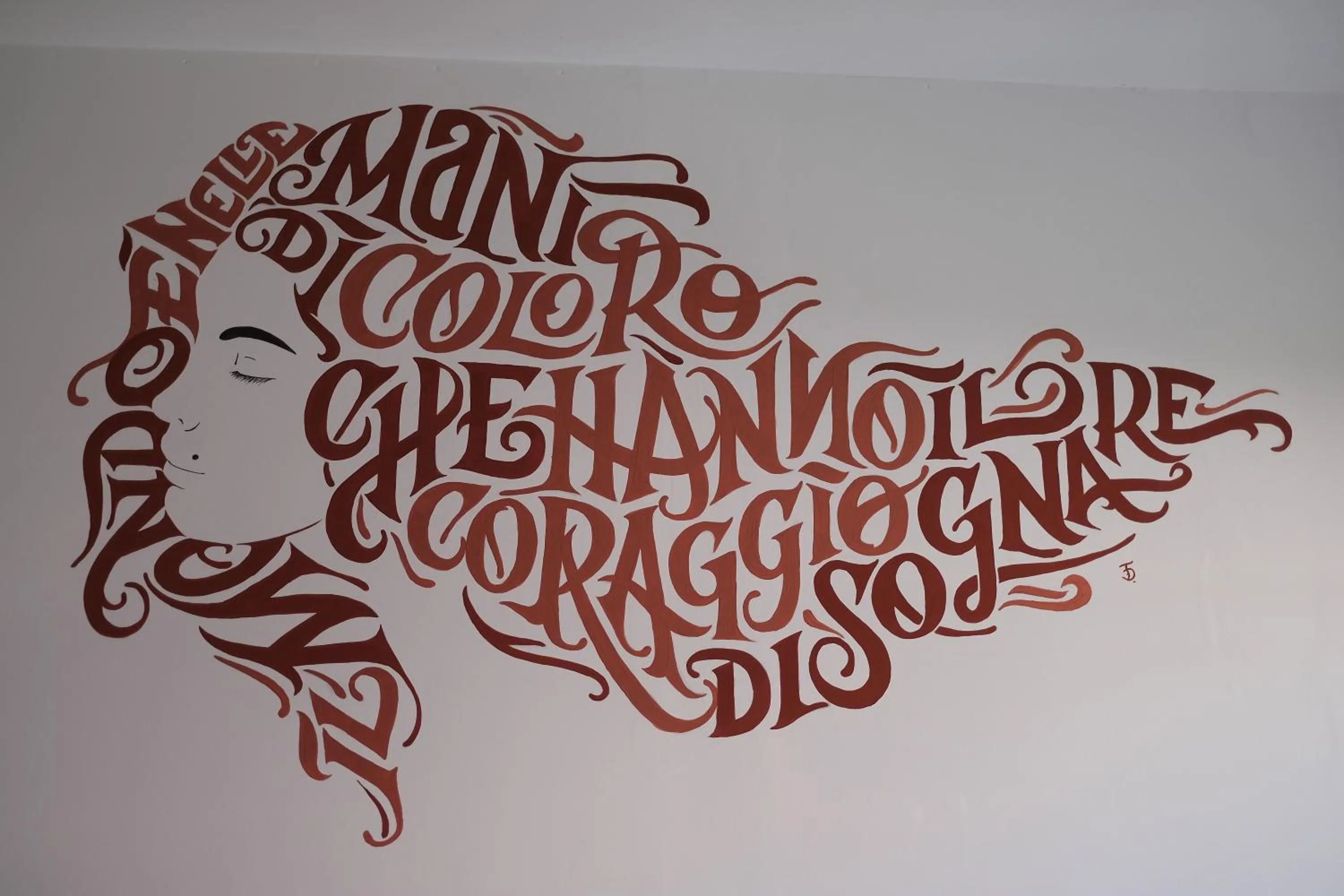 Decorative detail in Locanda degli Artisti