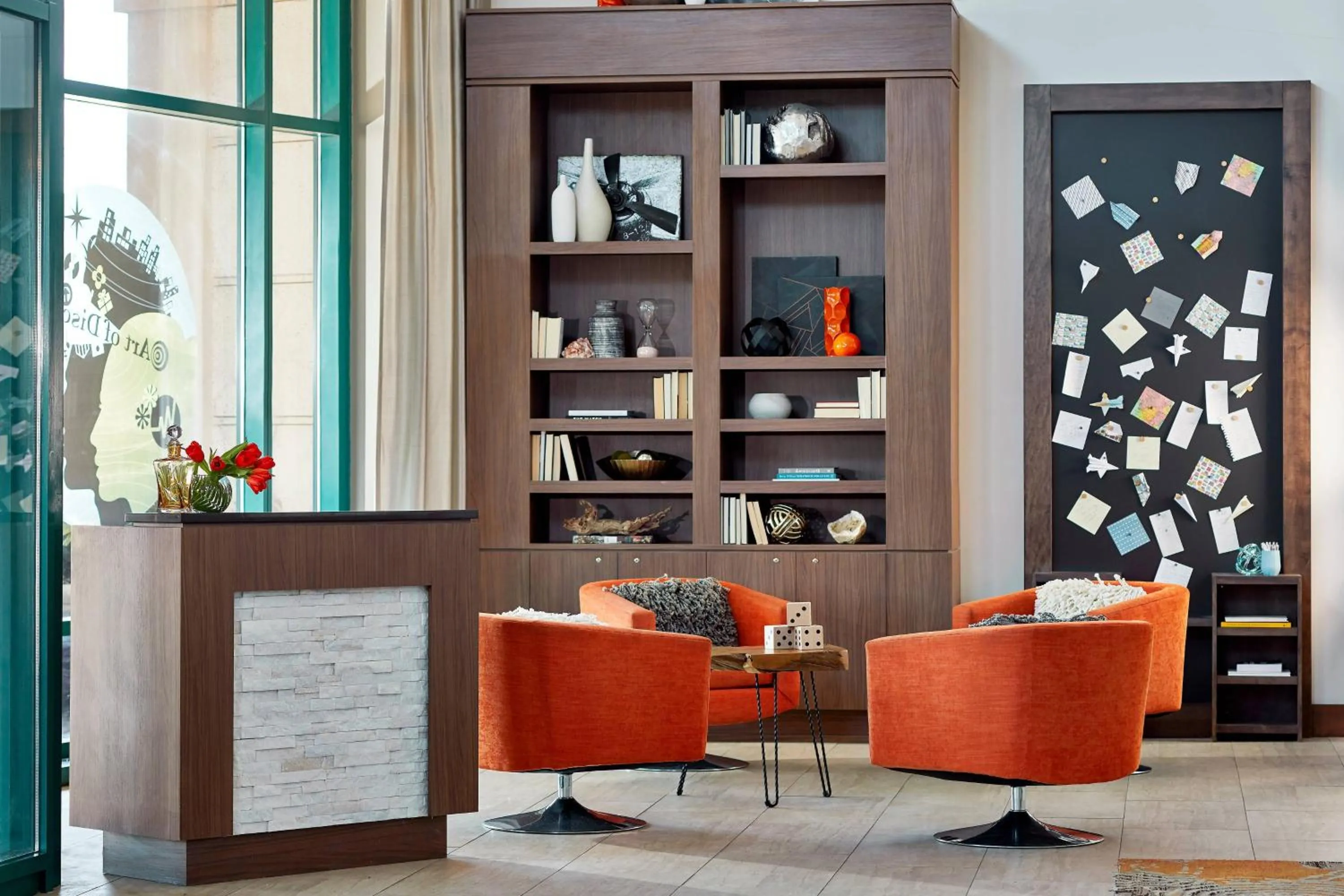 Lobby or reception in Renaissance Chicago Glenview Suites Hotel