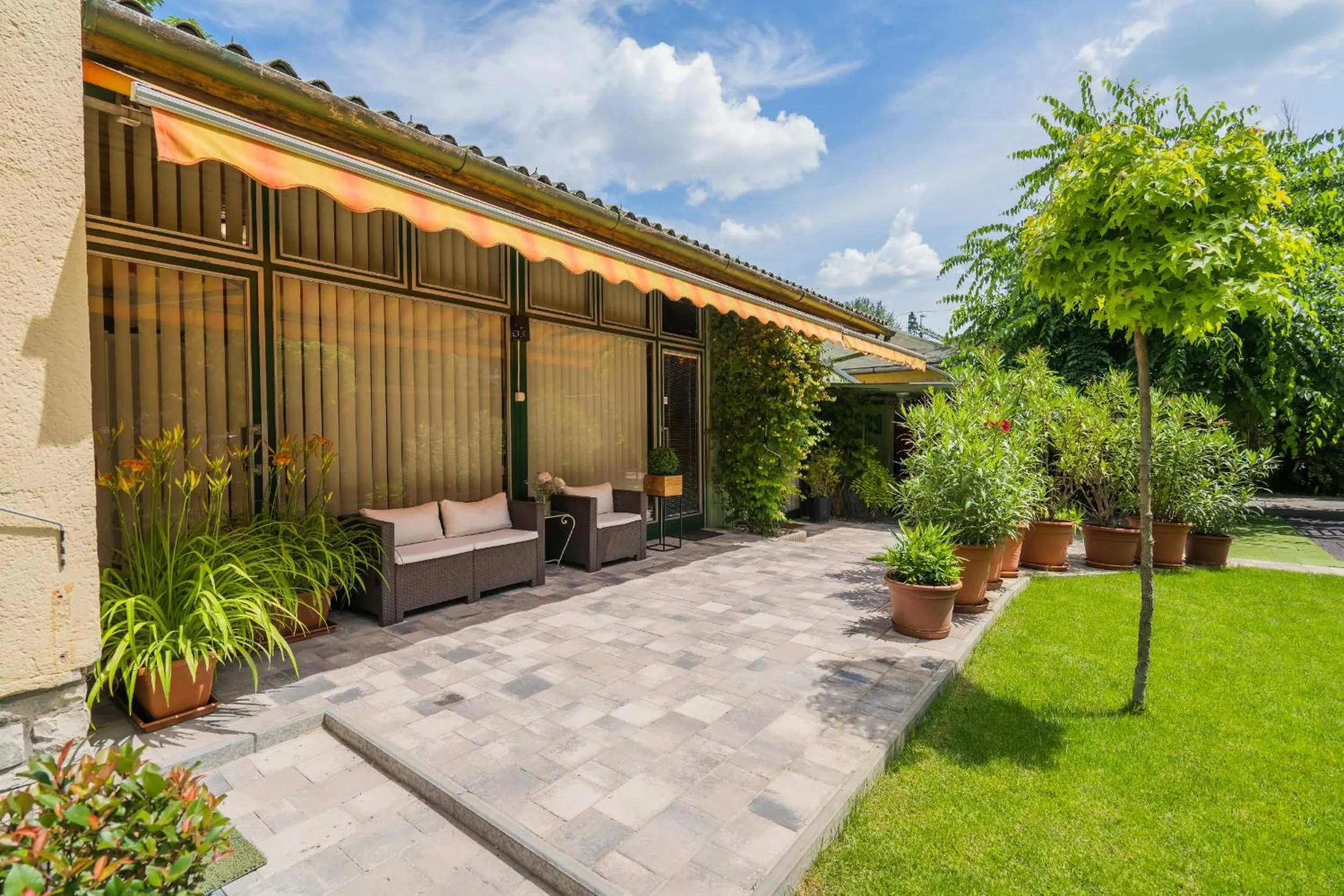 Patio in Villa Mária Vendégház